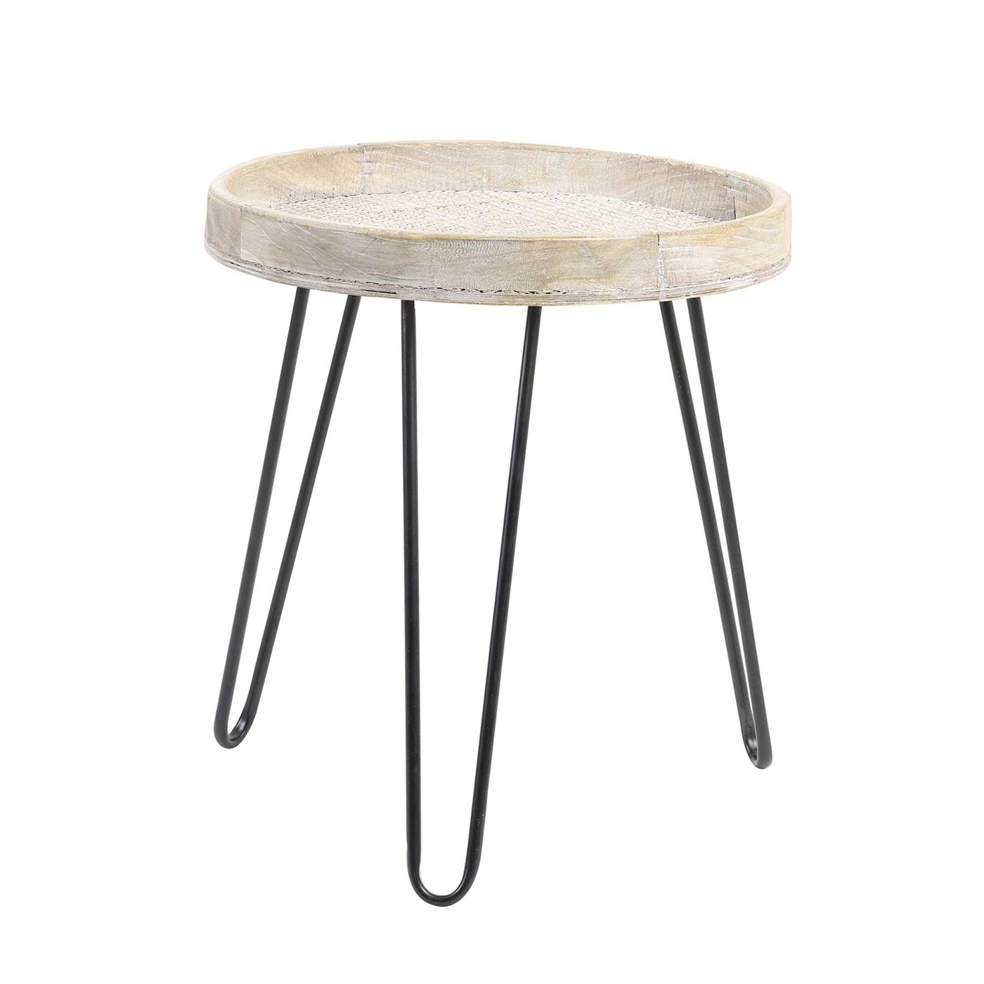 Natural Wood Side Table, Neutral | Barker & Stonehouse