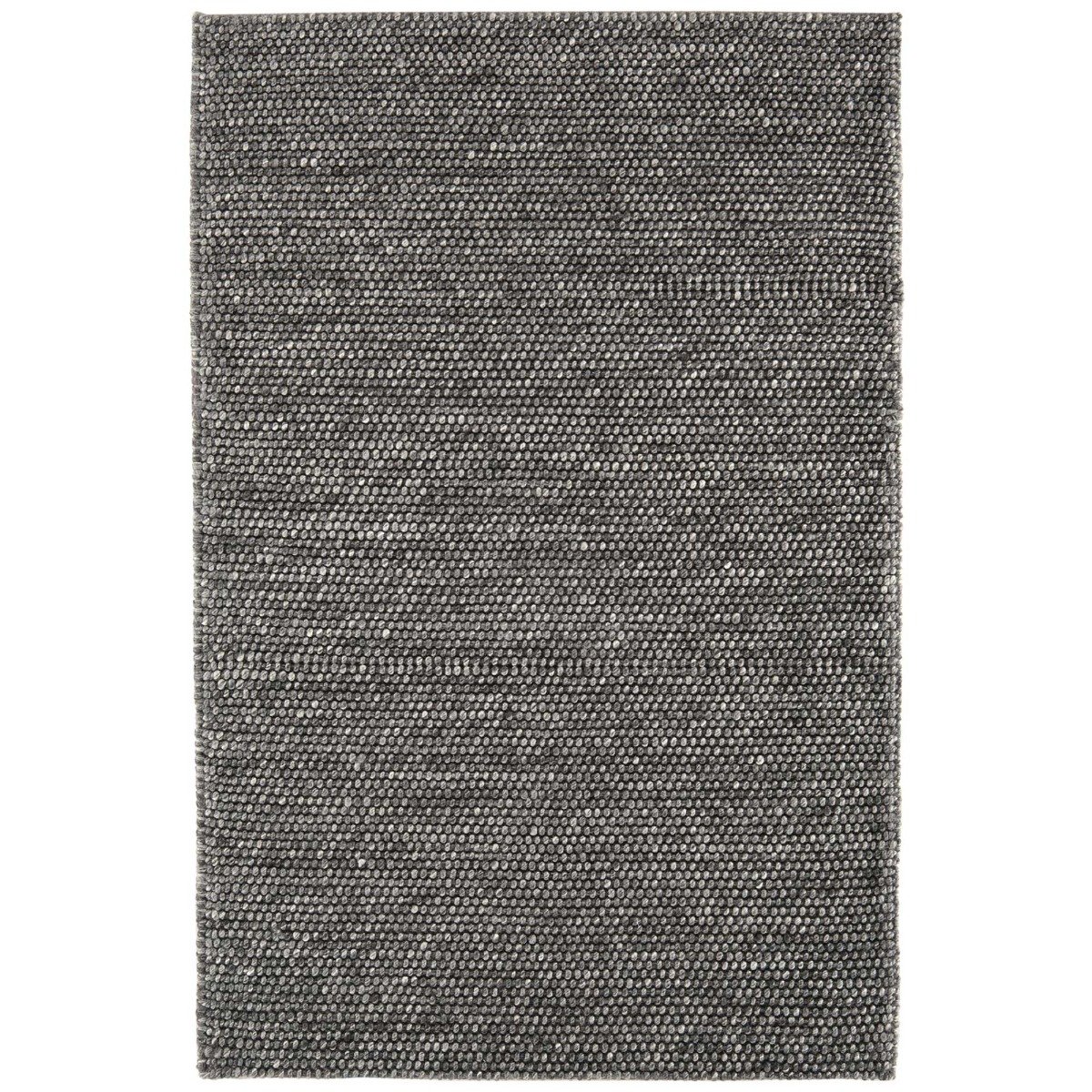 Flori Woven Charcoal 120x170cm Rug, Square, Grey | W120cm | Barker & Stonehouse