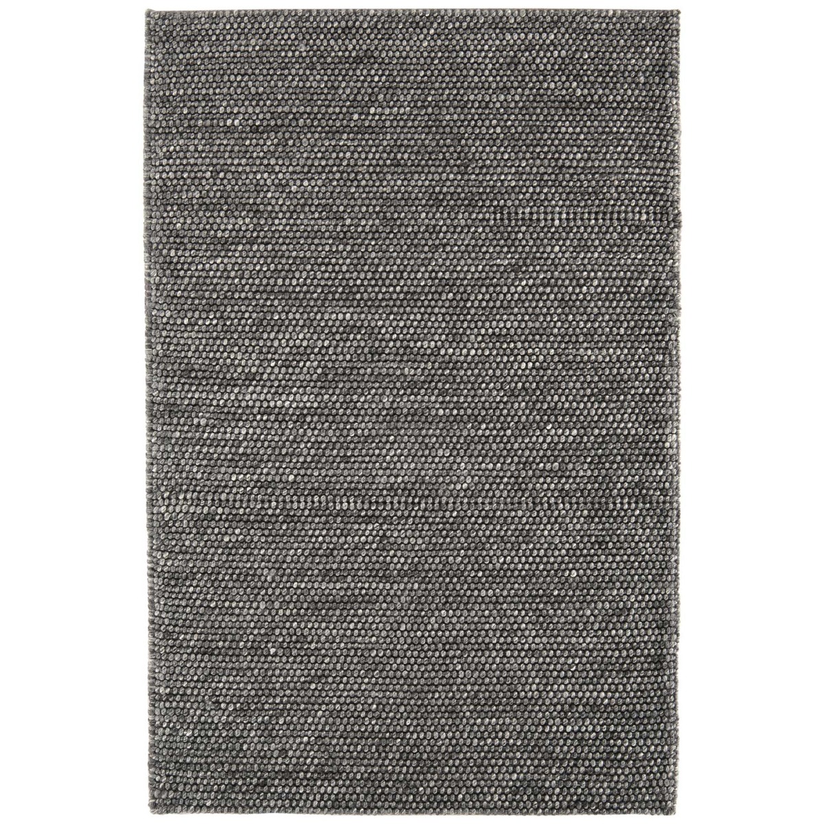 Flori Woven Charcoal 160x230cm Rug, Square, Grey | W160cm | Barker & Stonehouse