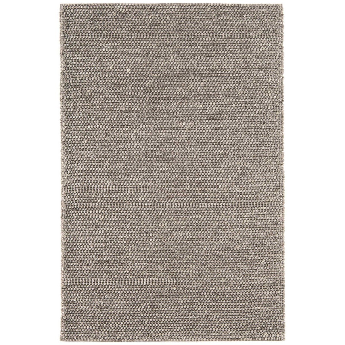 Flori Woven Taupe 160x230cm Rug, Square Wool Blend | W160cm | Barker & Stonehouse