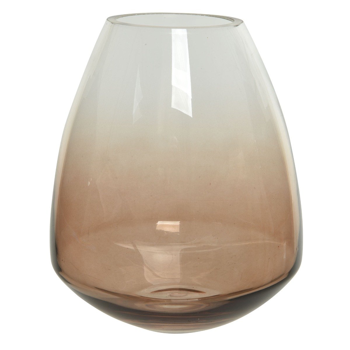 Ombre Glass Vase, Neutral | Barker & Stonehouse