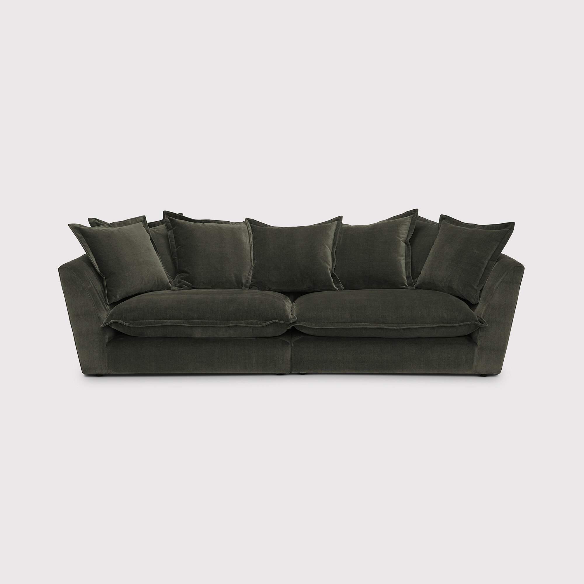 Odyssey Extra Large Split Sofa, Green Fabric | Barker & Stonehouse