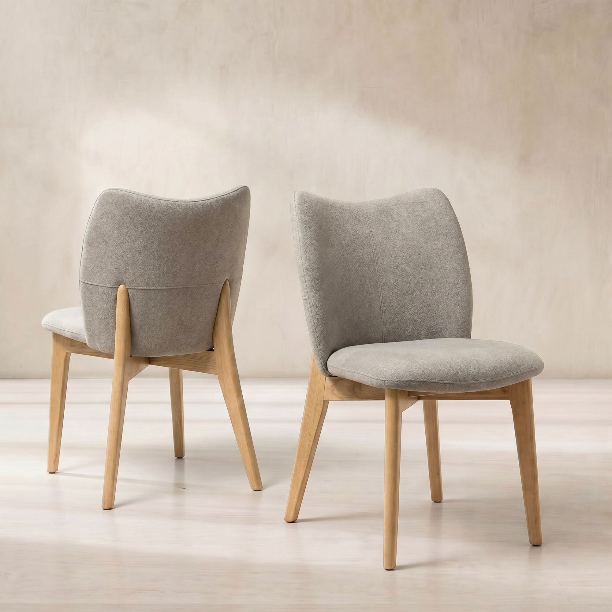 Osprey dining chair in neutral fabric