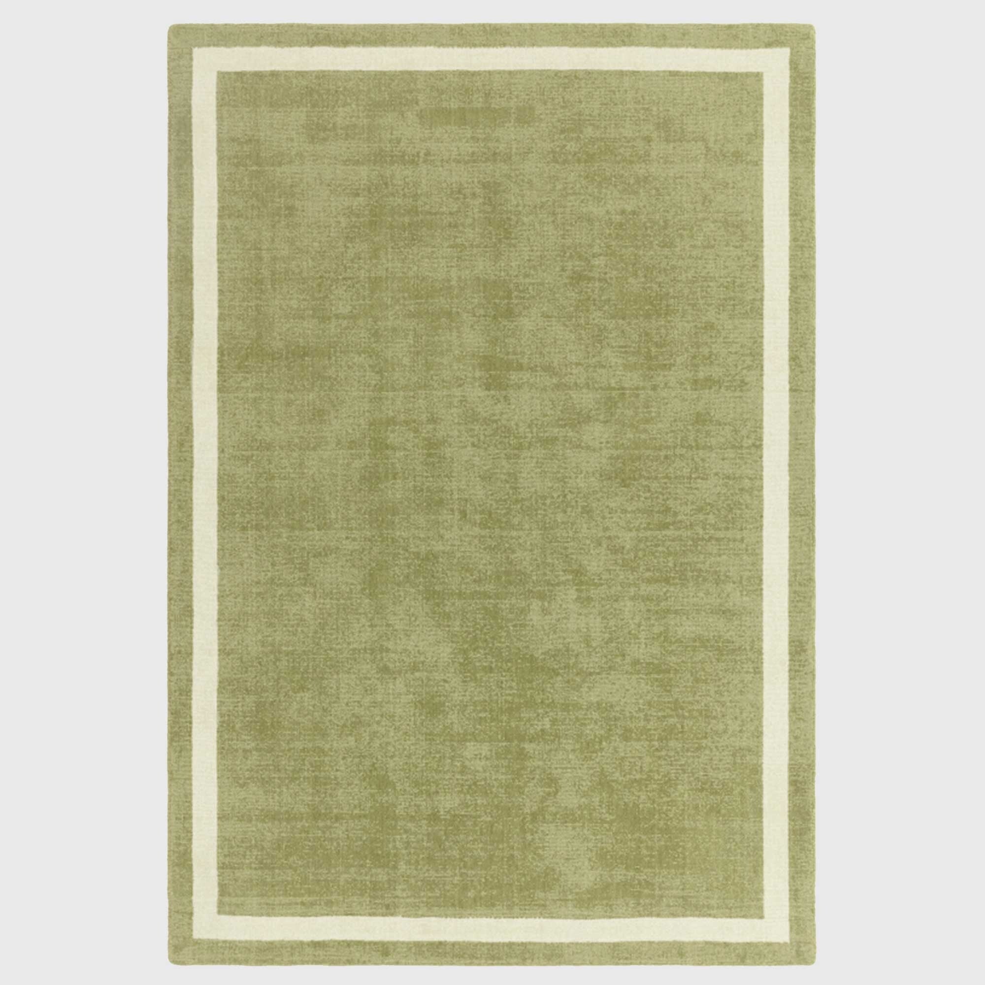 Novi Green Border 120x170cm Rug, - Barker & Stonehouse