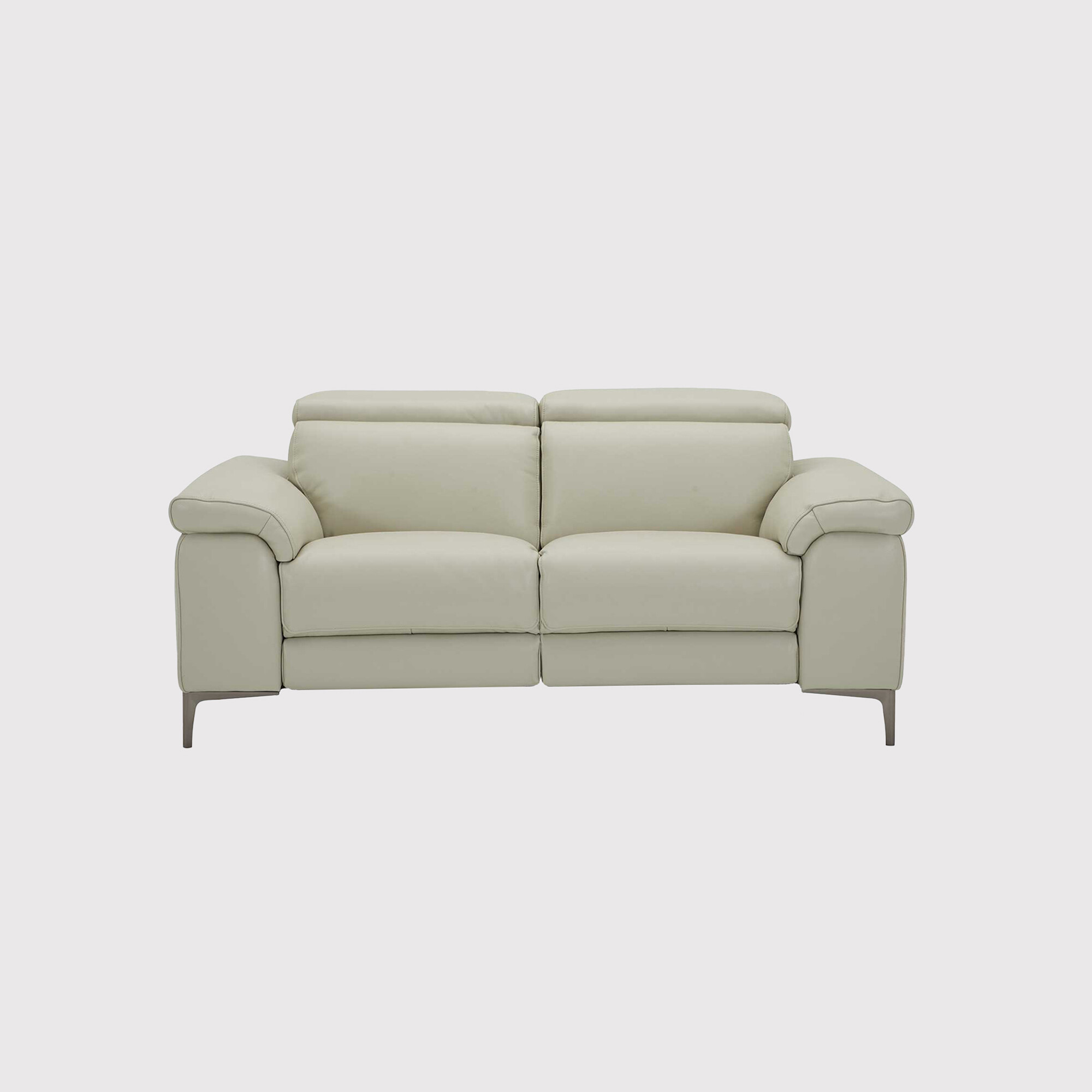 White leather 2 hotsell seater recliner sofa
