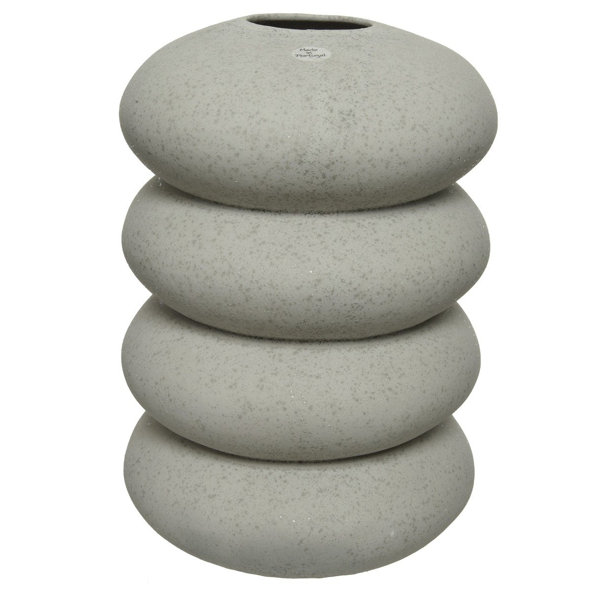 Pebble Vase, Grey Ceramic | Barker & Stonehouse