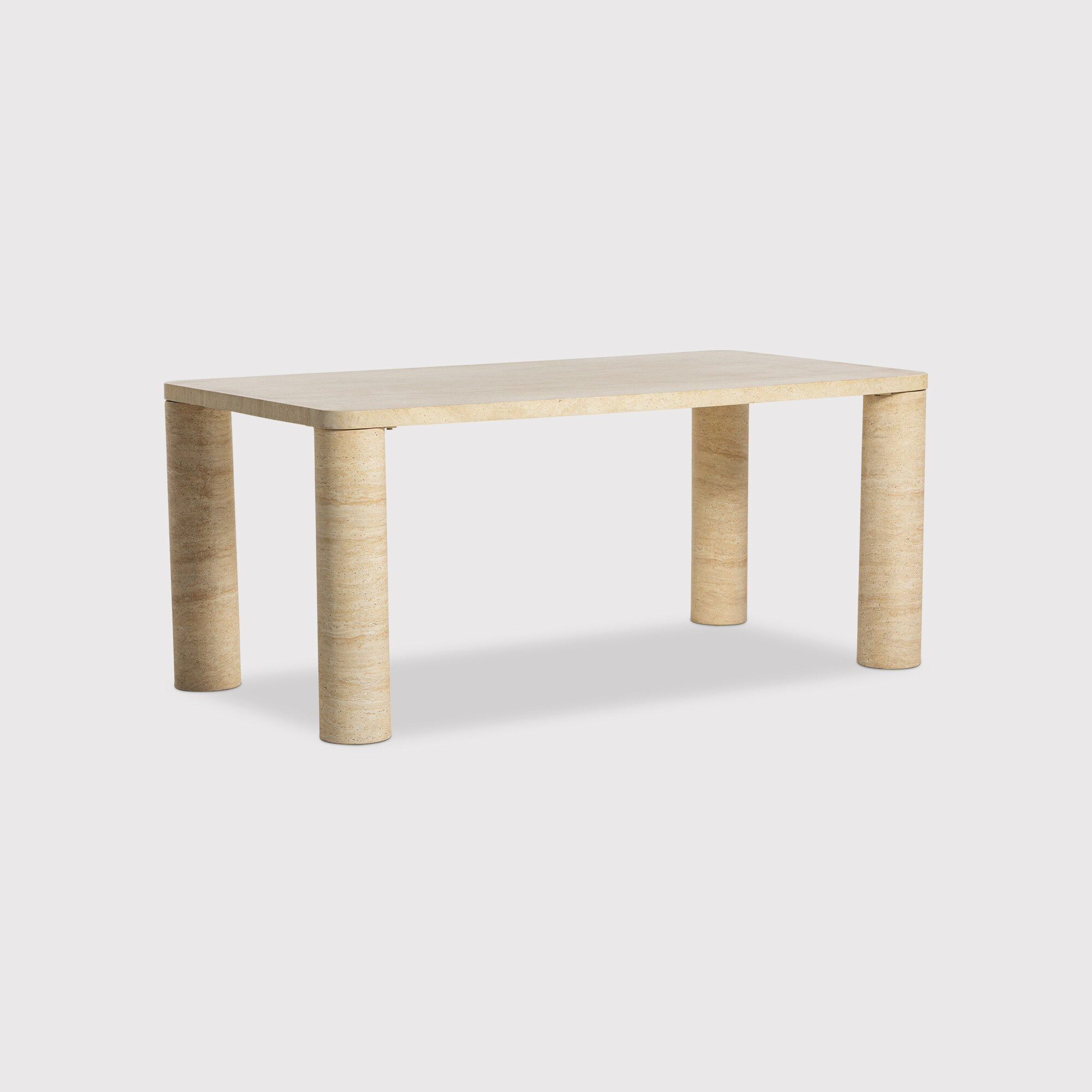 Piedra Dining Table 180cm X 90cmX 76cm, Neutral Stone effect | Barker & Stonehouse thumbnail