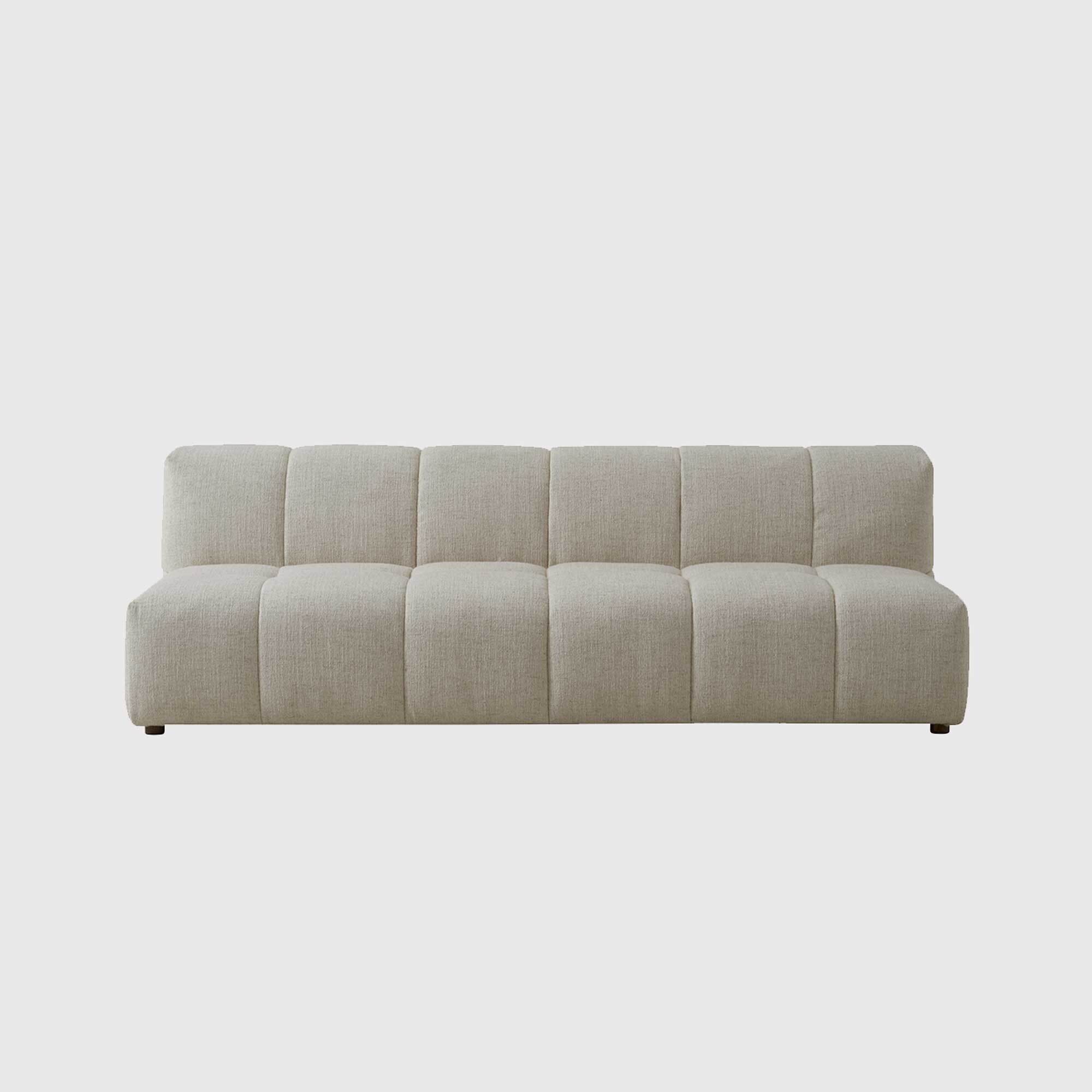 Plensa Section 2 Seater Modular Sofa, Neutral Fabric | Barker & Stonehouse