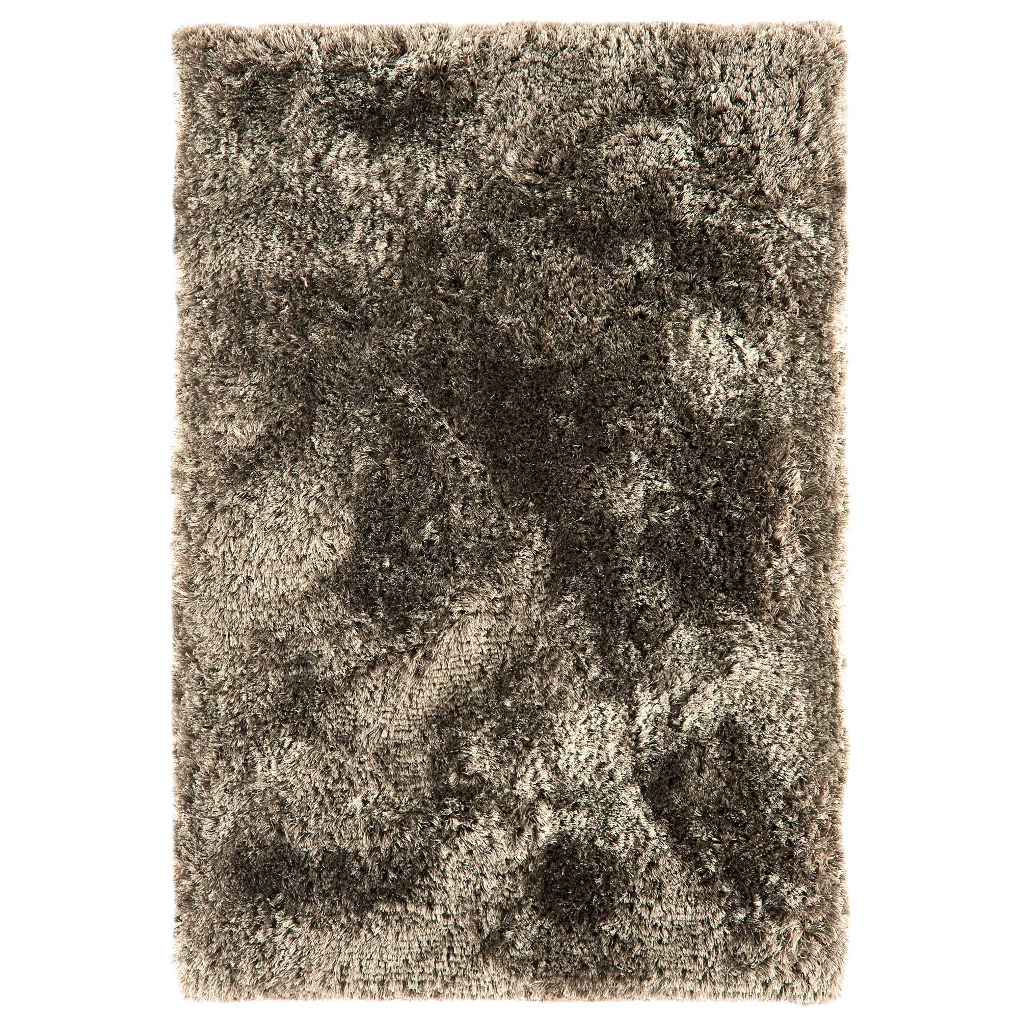 Plush Taupe 120x170cm Rug, Square Polyester | W120cm | Barker & Stonehouse