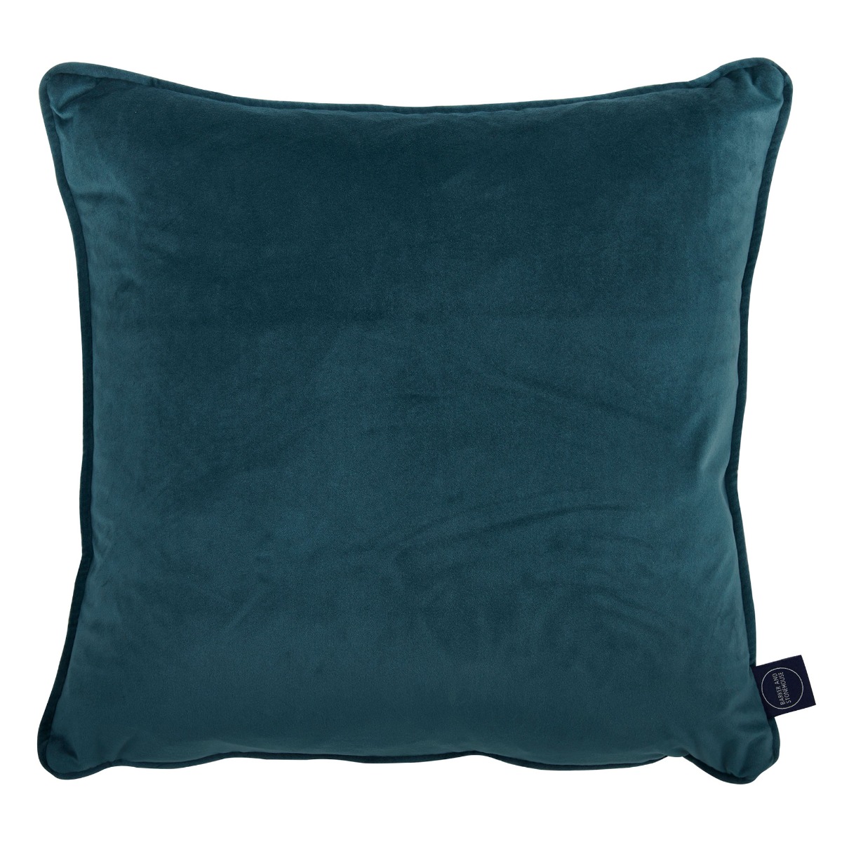 Plush Teal Cushion, Square | Barker & Stonehouse