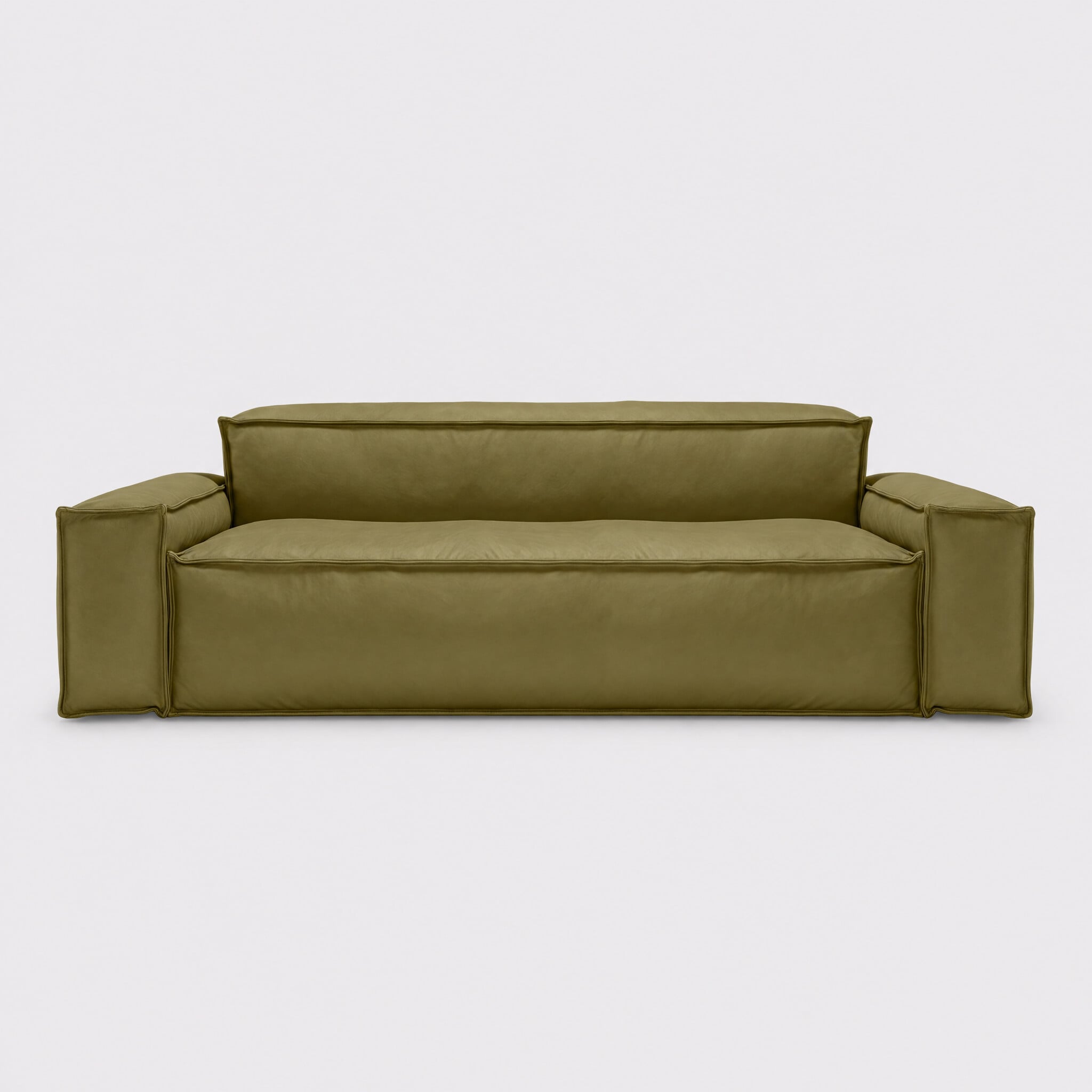 Plume large sofa 250x100x70cm leather