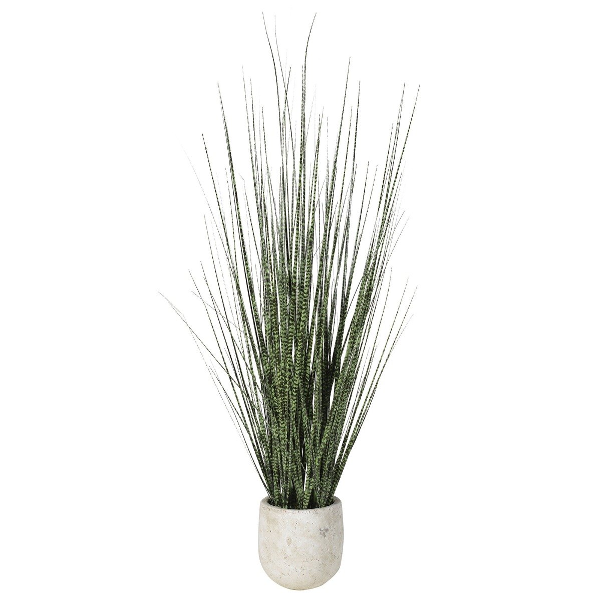 Potted Onion Grass, Green Polyester | Barker & Stonehouse
