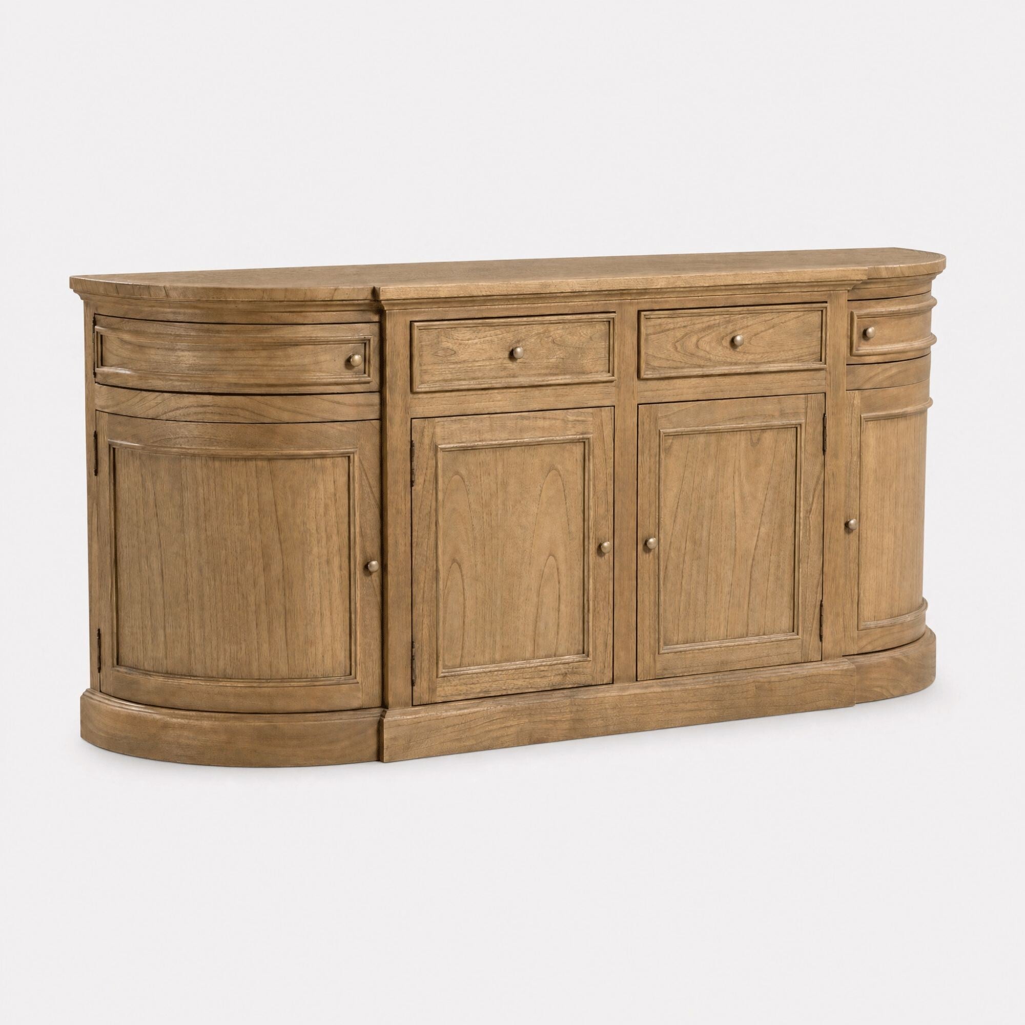 View Papillon sideboard 90x191x48cm in brown oak View Papillon sideboard 90x191x48cm in brown oak