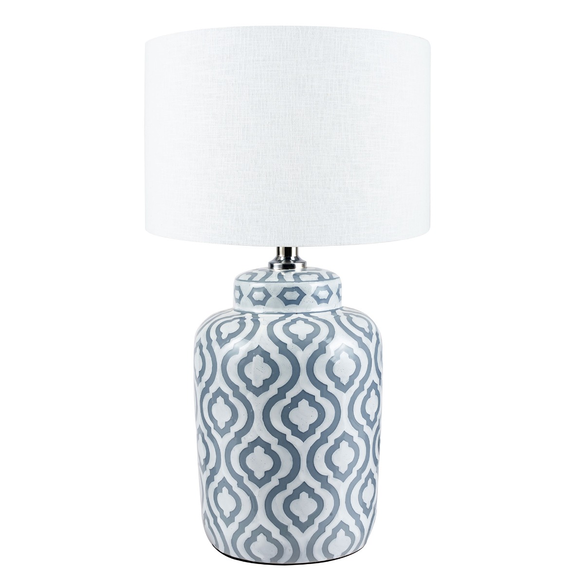 Patterned Ceramic Table Lamp | Barker & Stonehouse