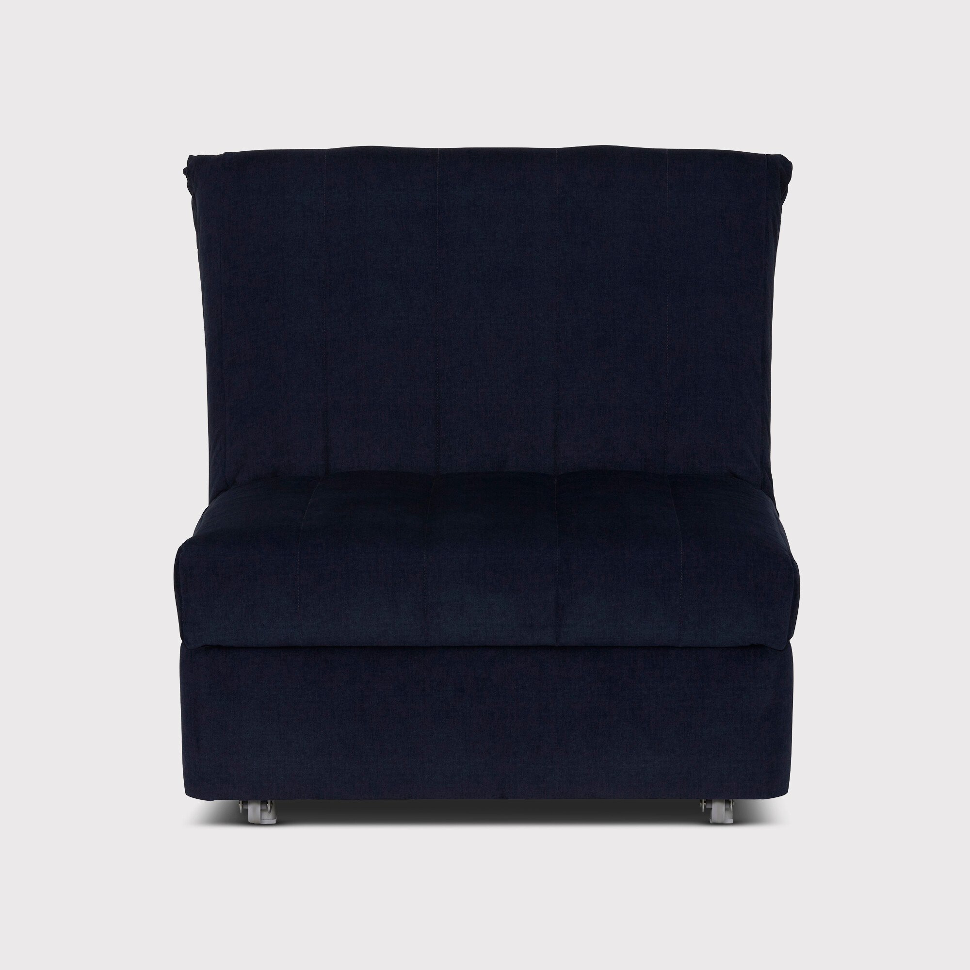 Reuben 80cm Chair Bed, Blue | Barker & Stonehouse