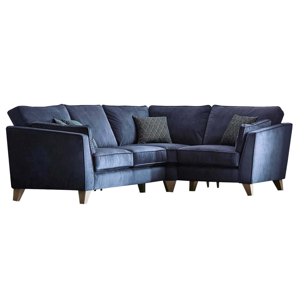 Rene Corner Group Left, Blue Fabric | Barker & Stonehouse thumbnail