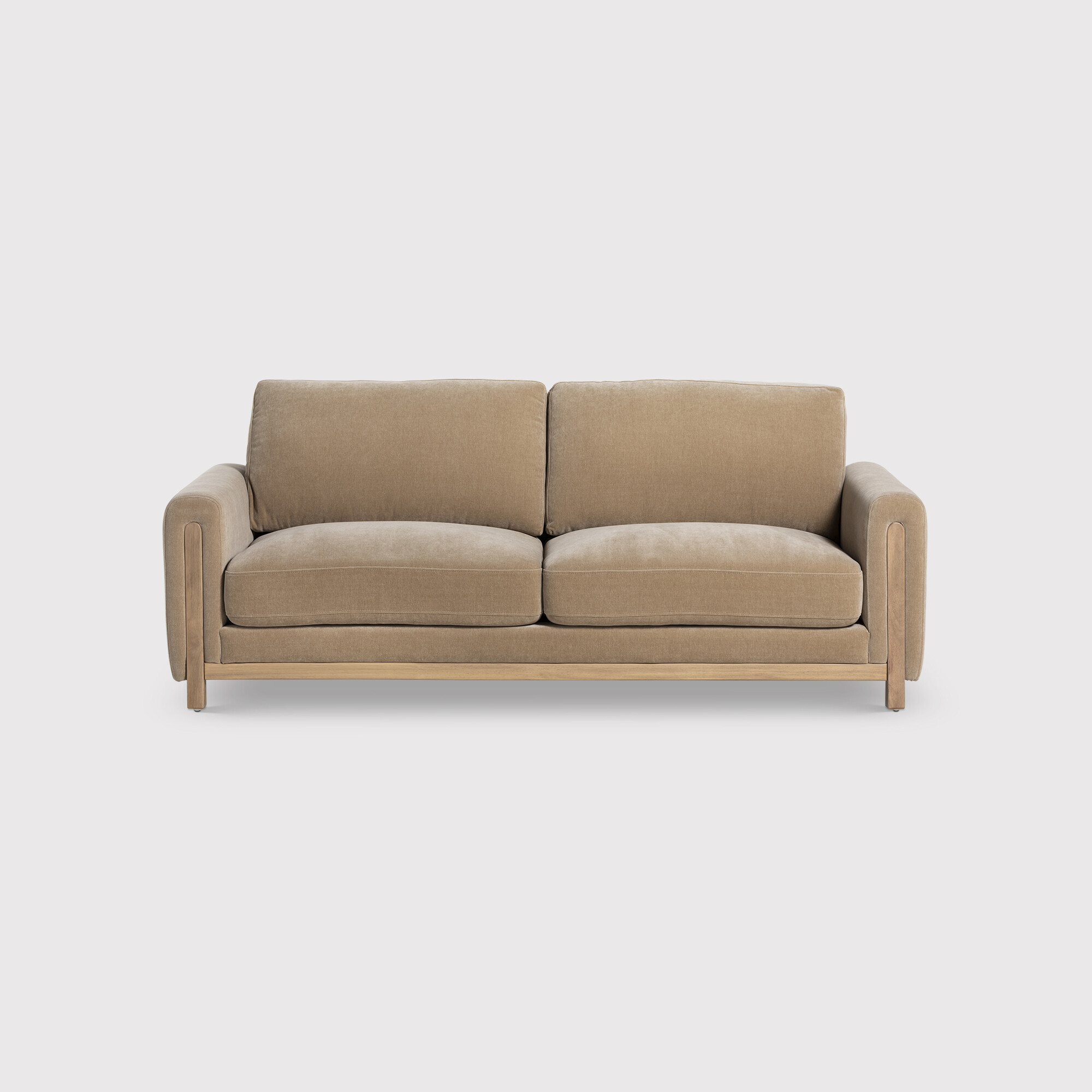 Reynard Neutral Tone Fabric 3 Seater Sofa, Neutral - Barker & Stonehouse