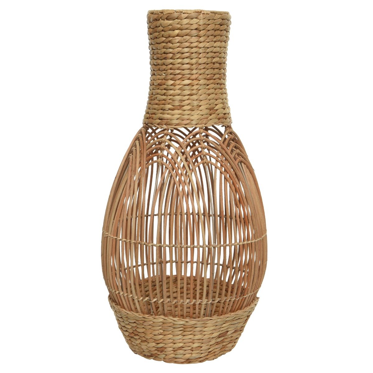 Rattan Vase, Neutral Wood | Barker & Stonehouse