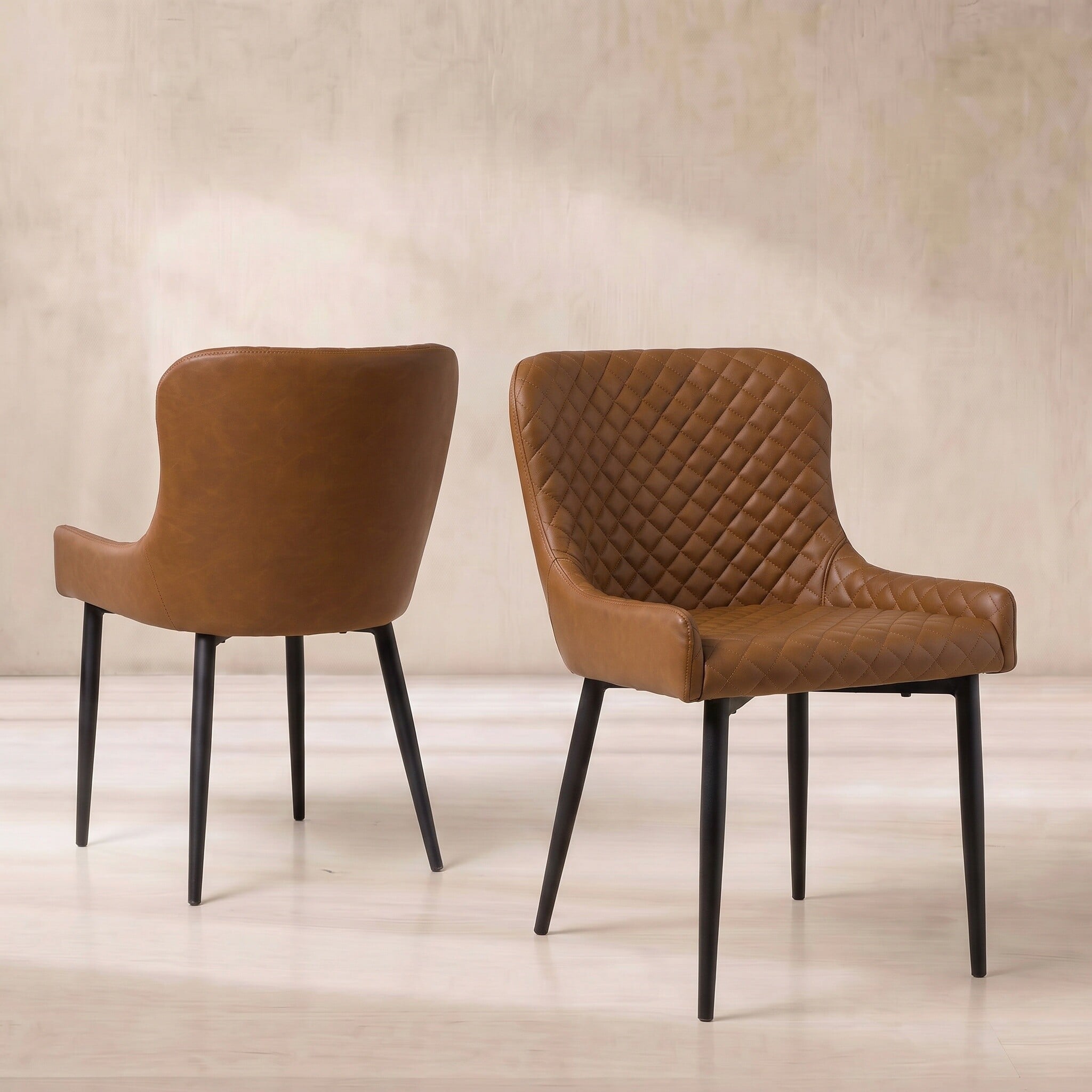 Rivington dining chair in brown