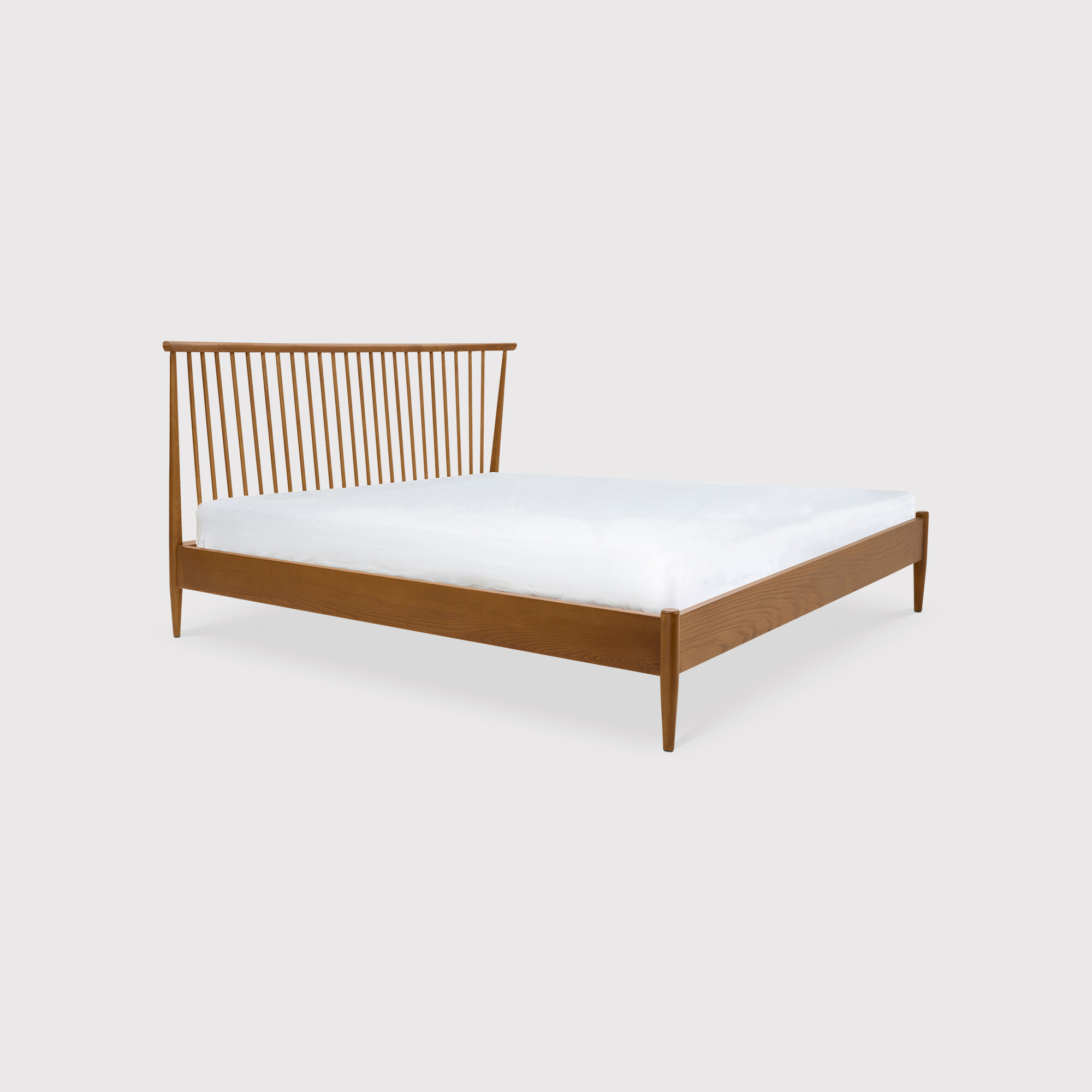 Ercol Salina Superking Spindle Headboard Super King Bed, Neutral Wood | Barker & Stonehouse Ercol Salina Superking Spindle Headboard Super King Bed, Neutral Wood | Barker & Stonehouse