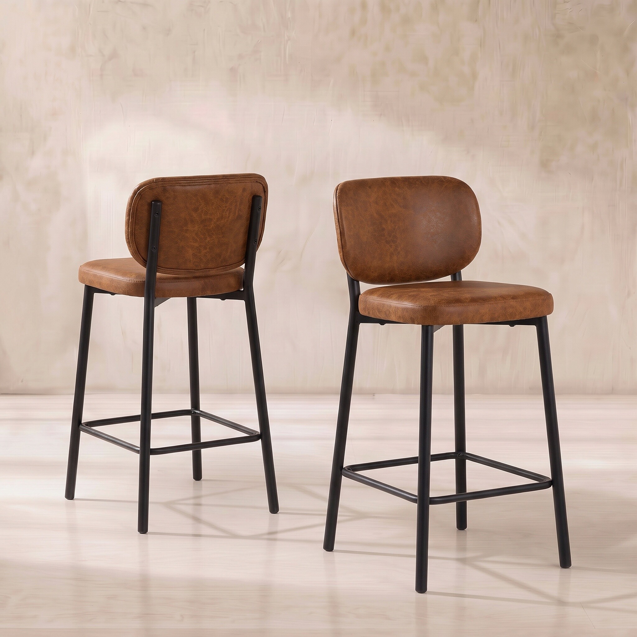 Salla counter stool in brown