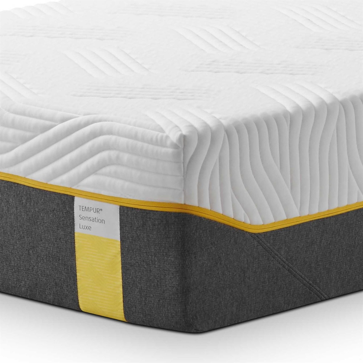 Tempur Sensation Luxe 30 Super King Size Mattress 180x200x30cm, Grey | Barker & Stonehouse