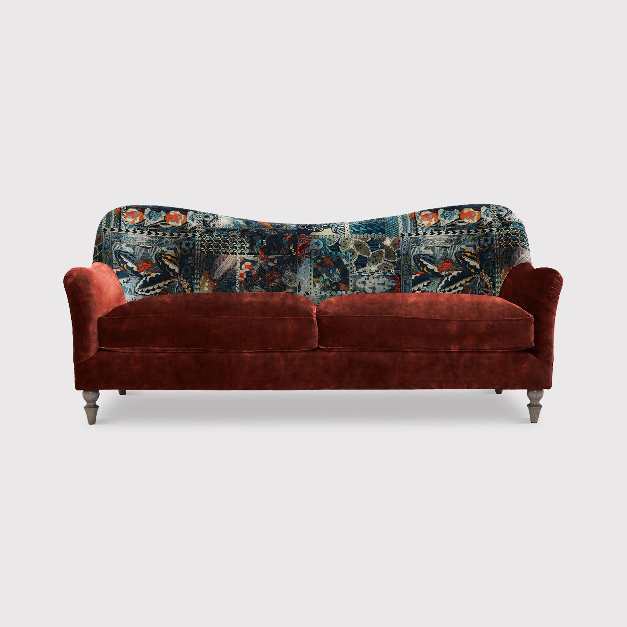 Seraphina Midi Sofa, Brown Fabric | Barker & Stonehouse