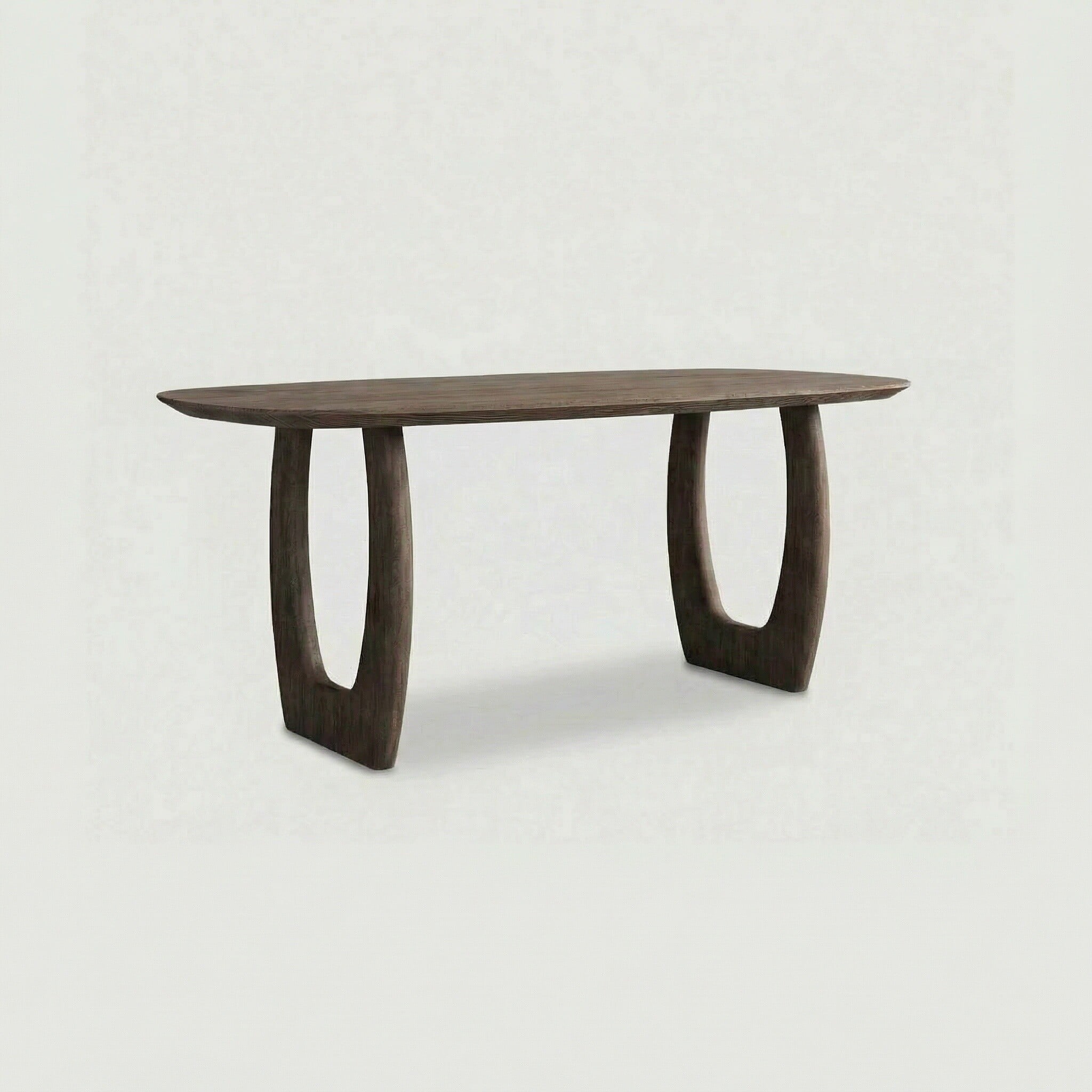 View Pure furniture slim luna danish oval dining table 160x90cm in brown oak View Pure furniture slim luna danish oval dining table 160x90cm in brown oak