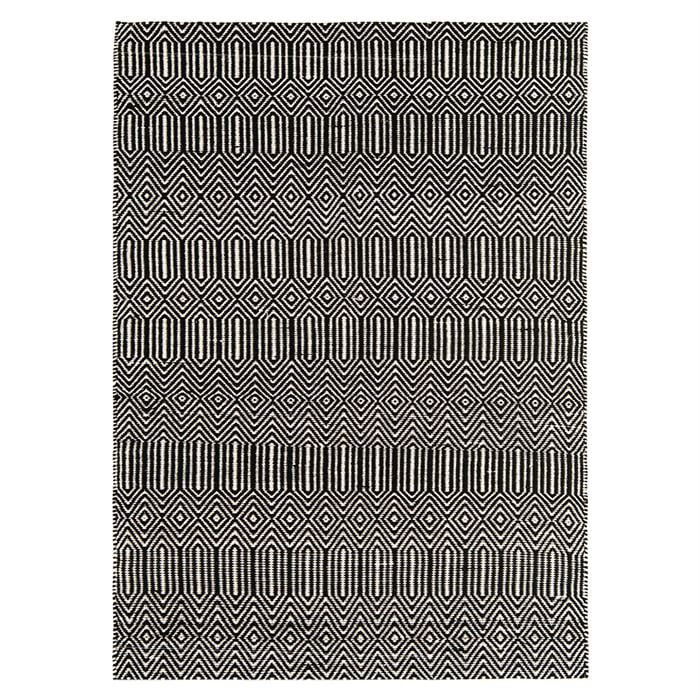 Twine 160x230Cm Rug Black, Square | W160cm | Barker & Stonehouse