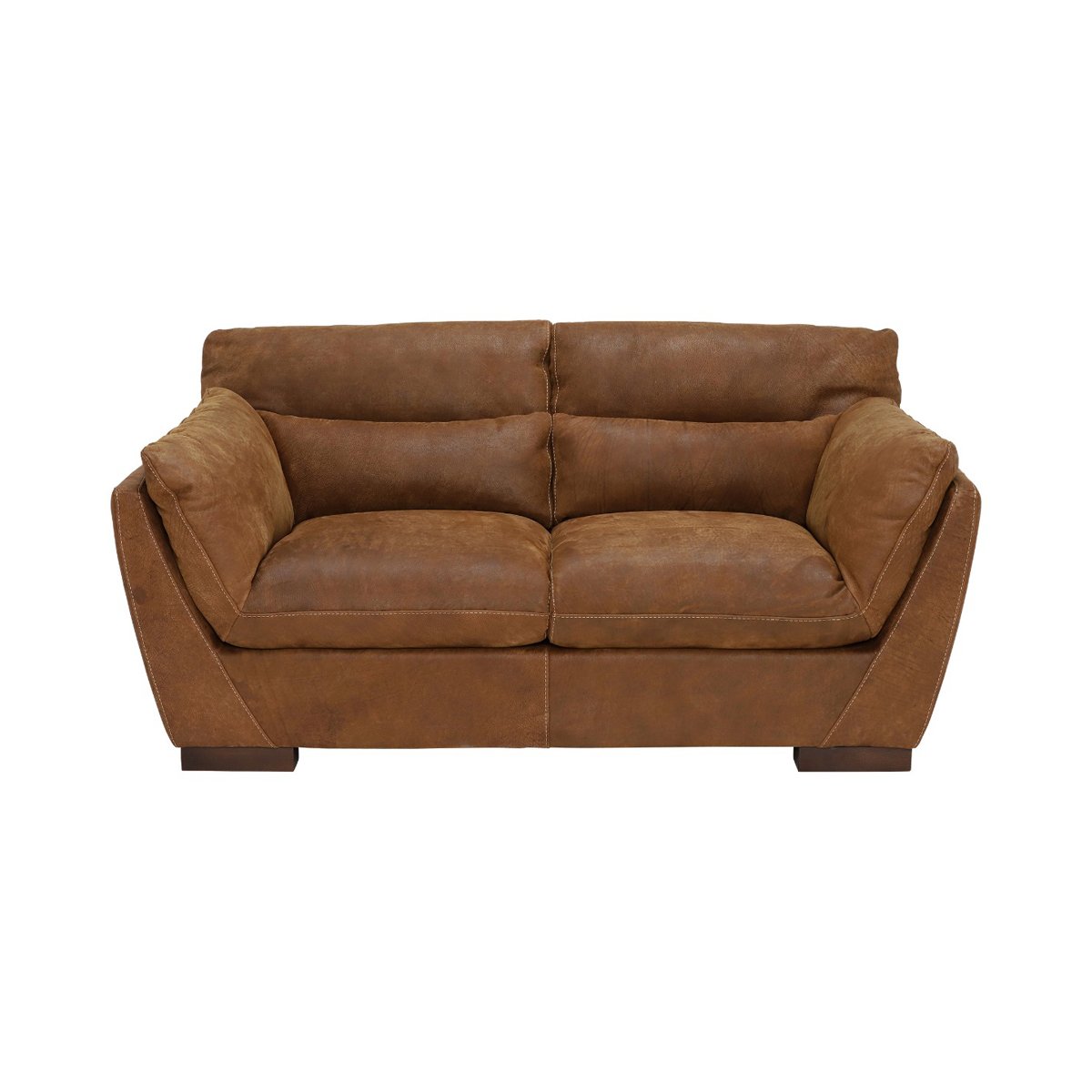 Marnie Loveseat Sofa, Brown Leather | Barker & Stonehouse