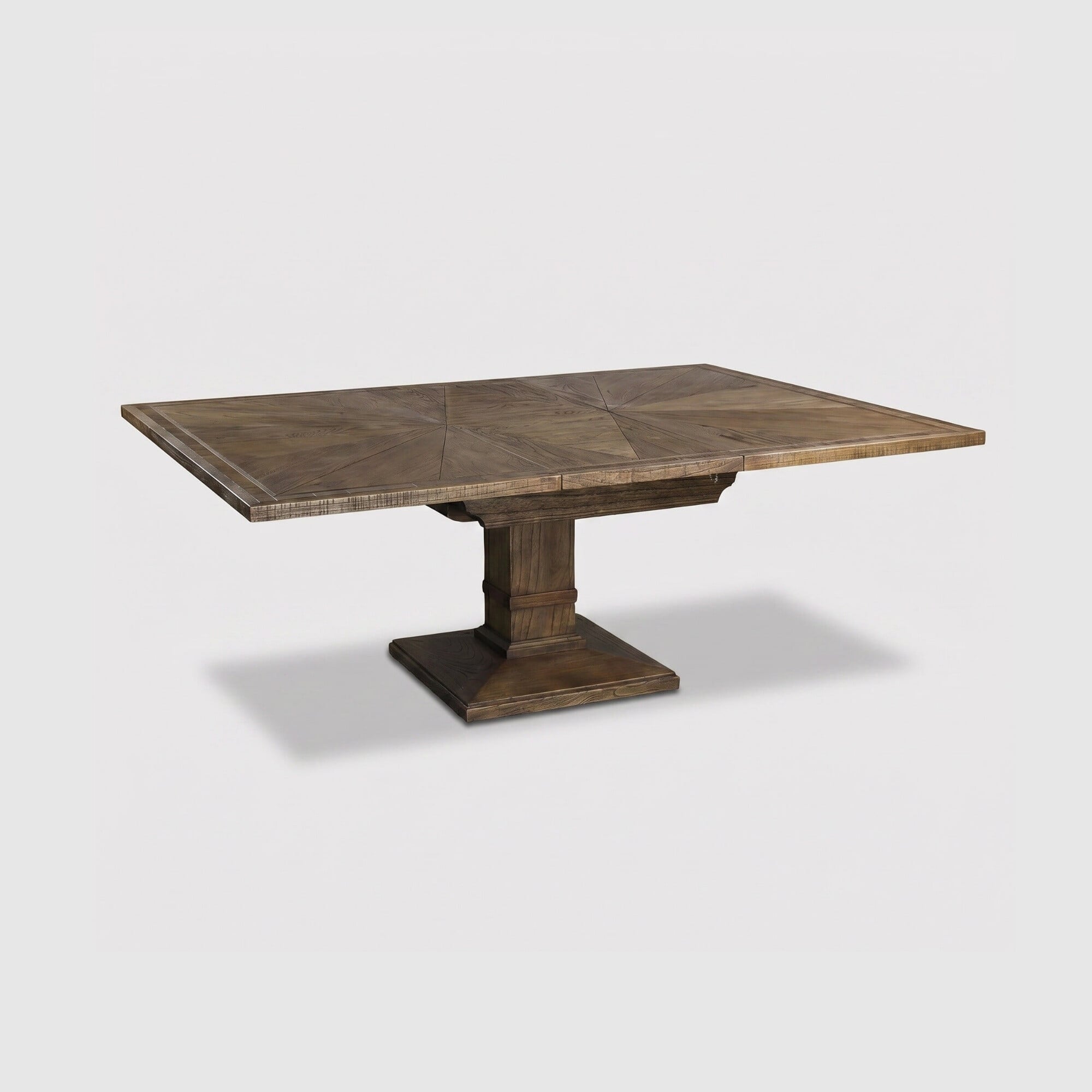 Senova extending dining table in brown oak
