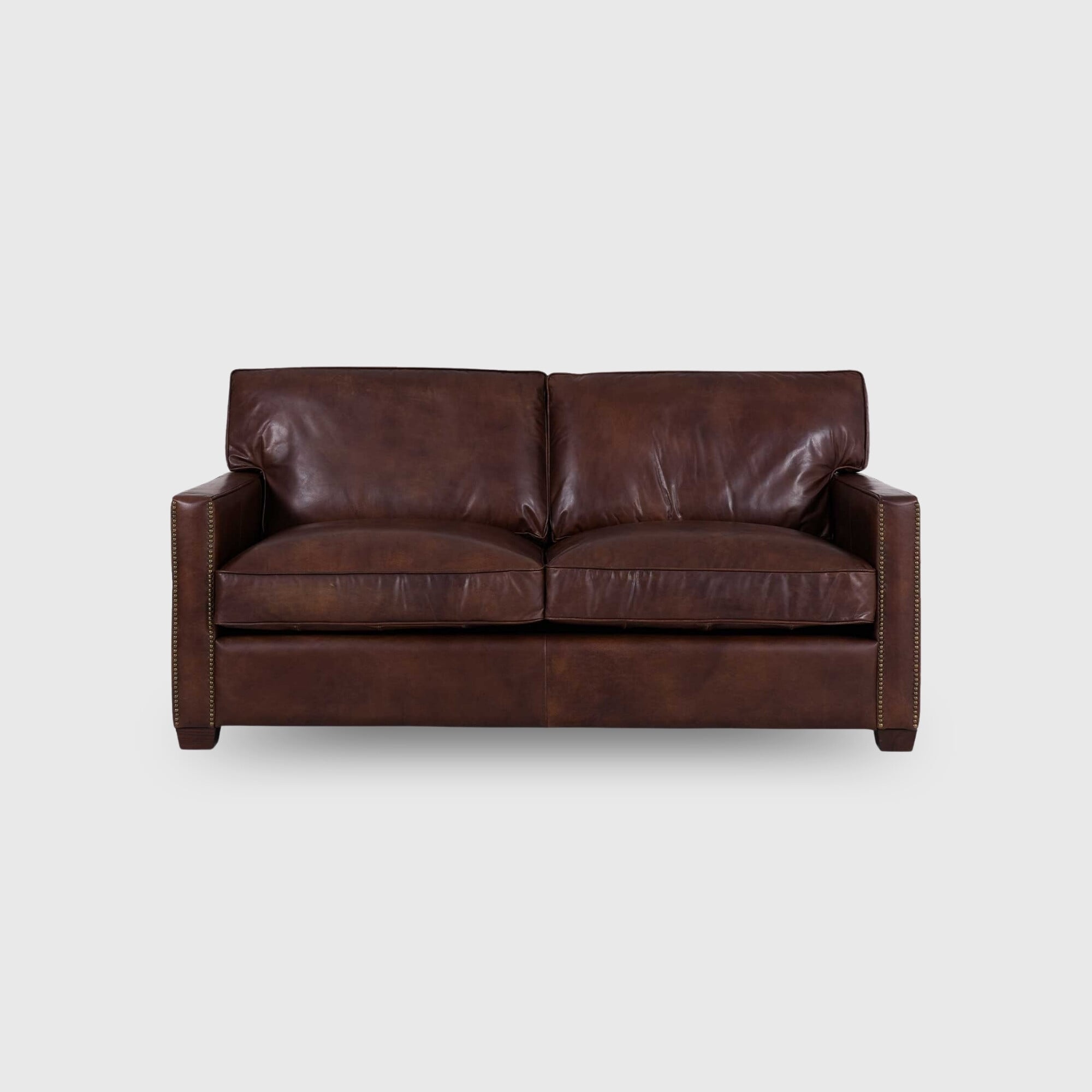 Strathmore sofa 2s in brown leather