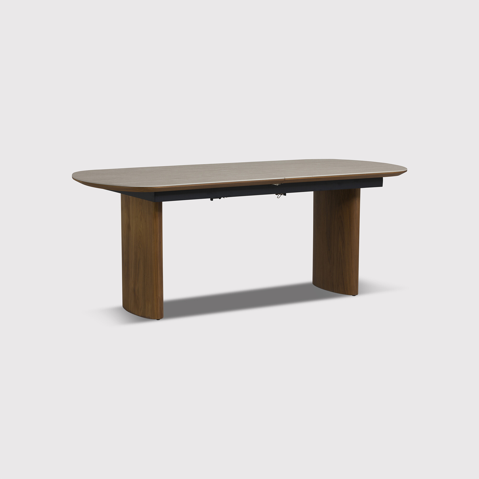 View Sumida extension dining table 199/239x90x76 in brown ceramic View Sumida extension dining table 199/239x90x76 in brown ceramic