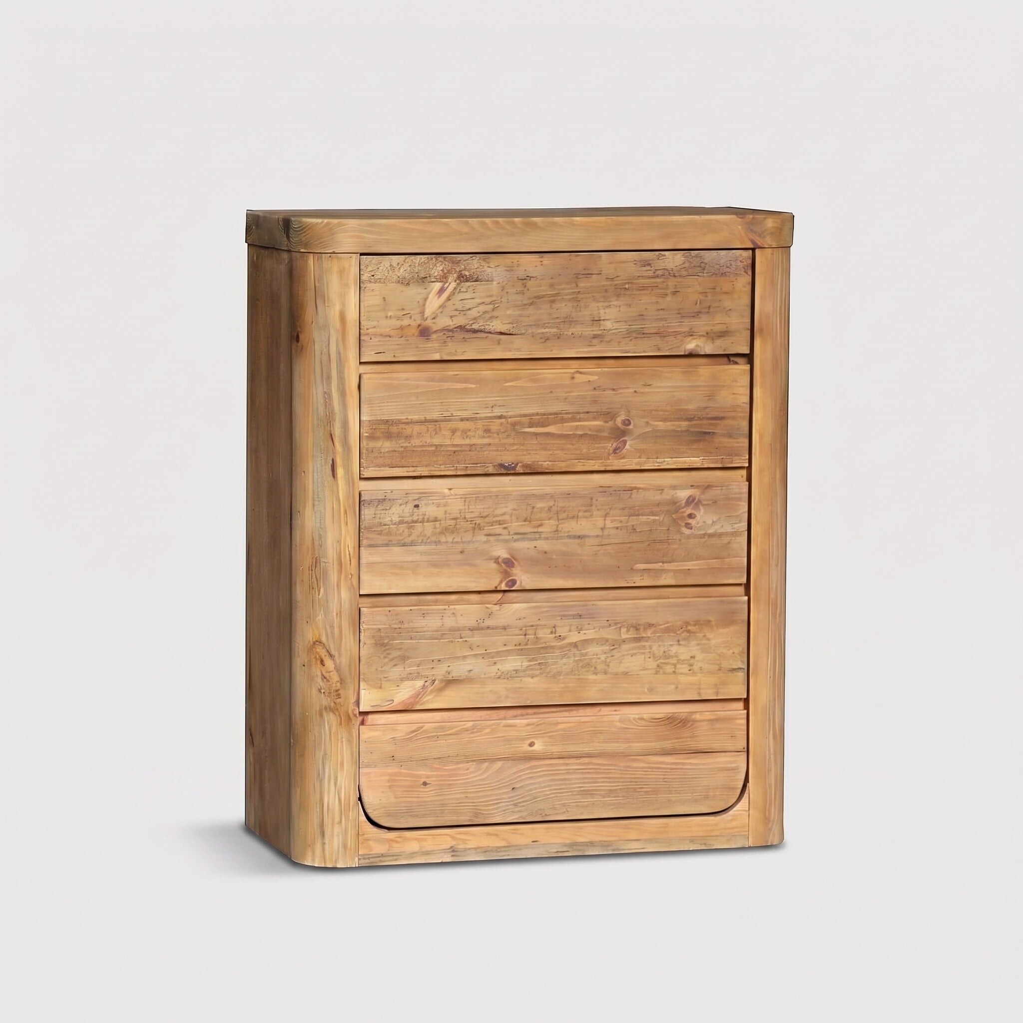 Sylvan 5 drawer tall chest 94x47x115cm in pine wood