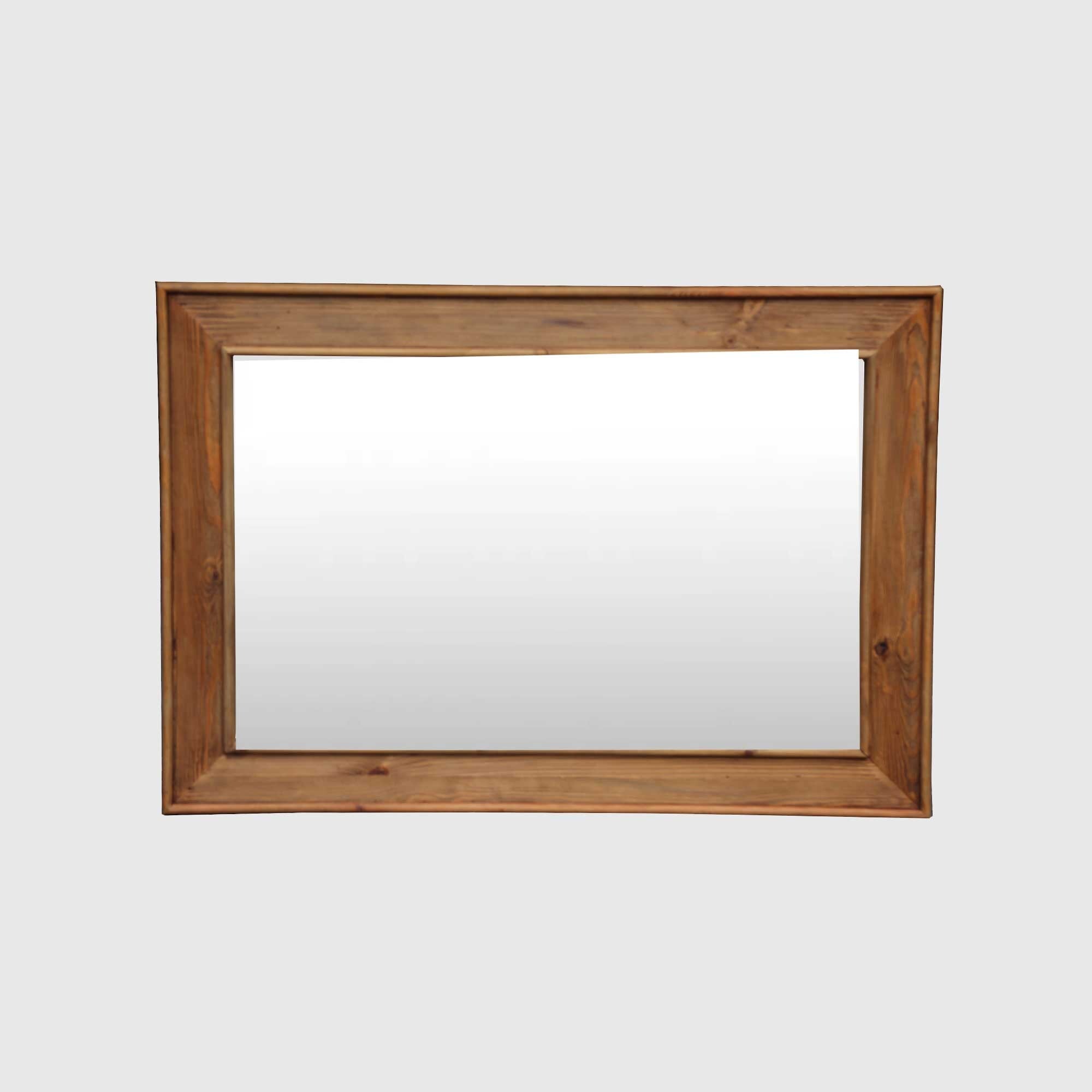 Photo of sylvan mirror 90x5x130cm in square in pine wood
