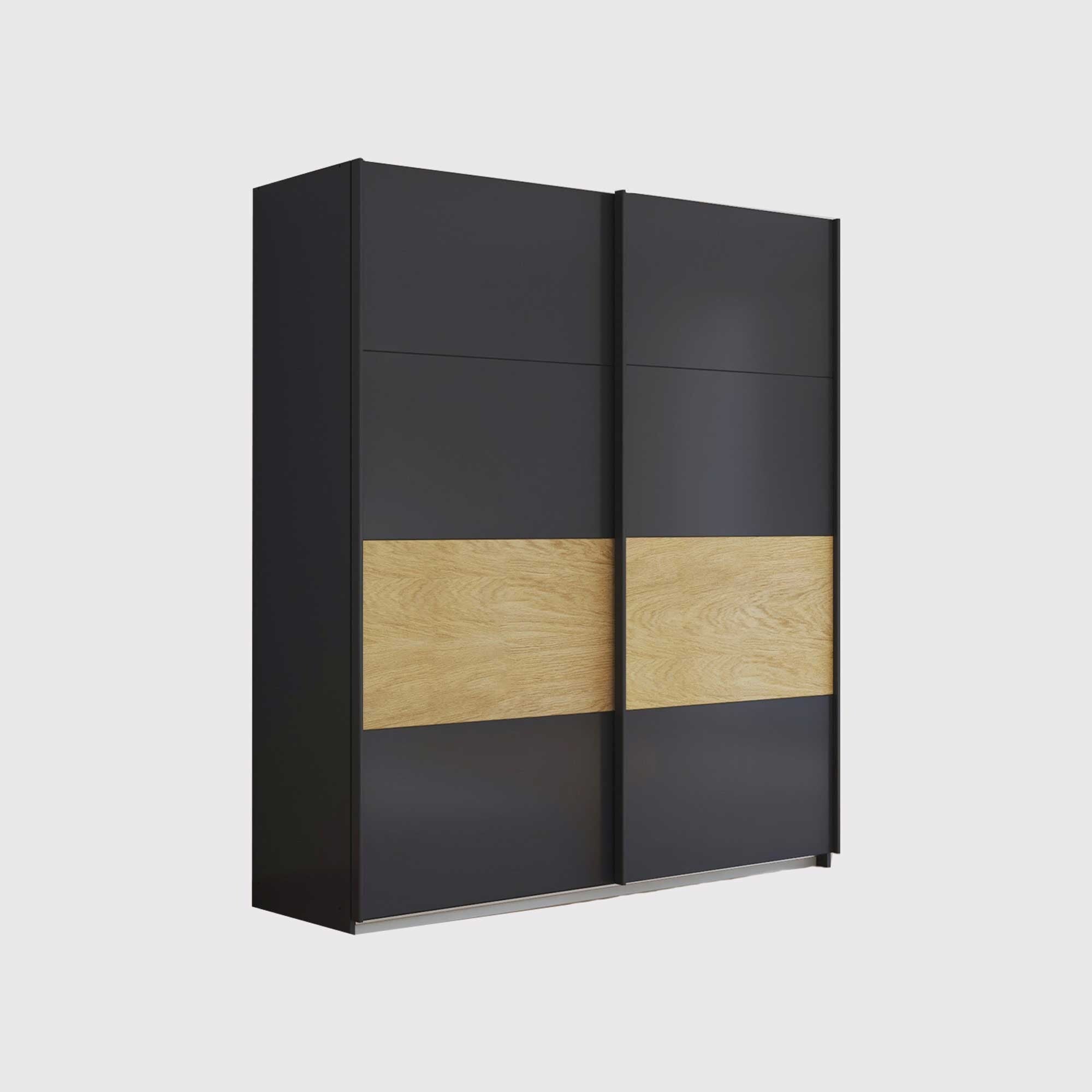Toledo 2 door sliding wardrobe wood