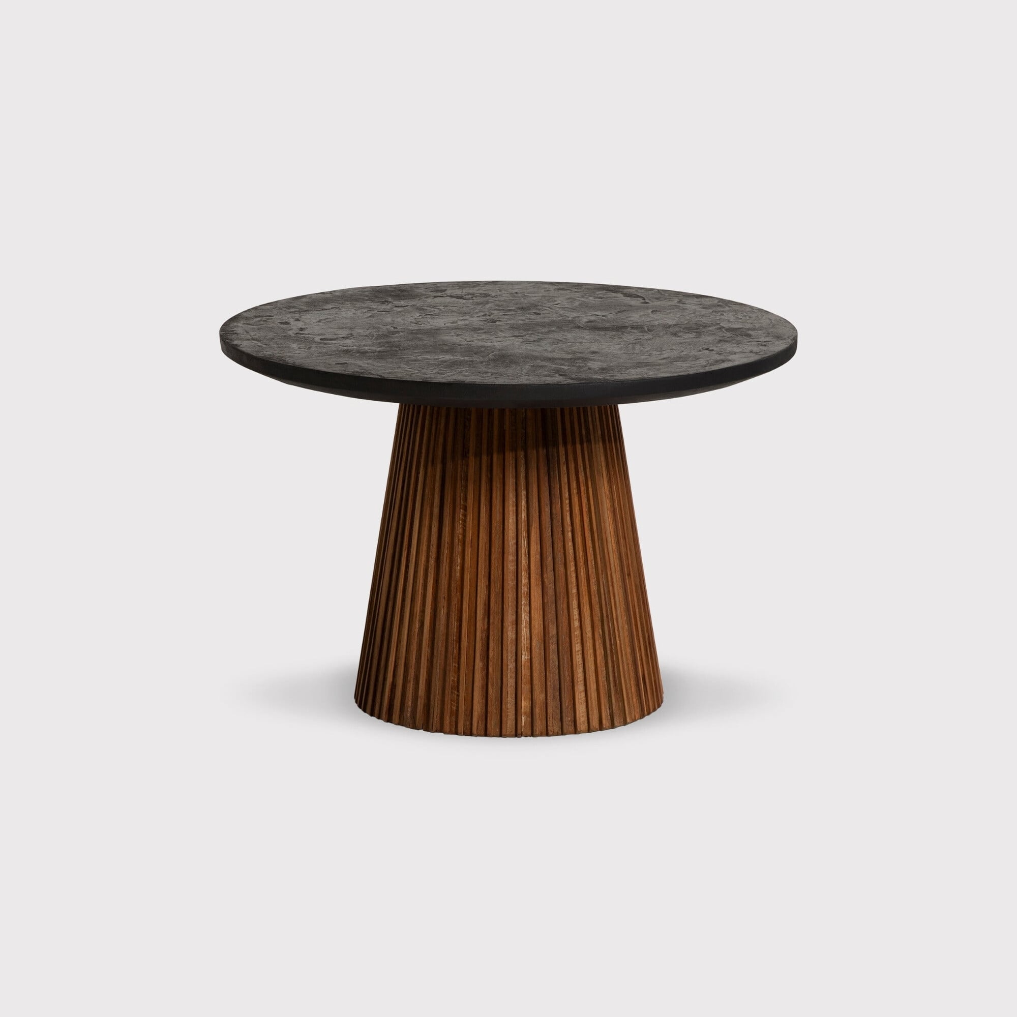 Old java trinidad medium round coffee table in round in teak wood