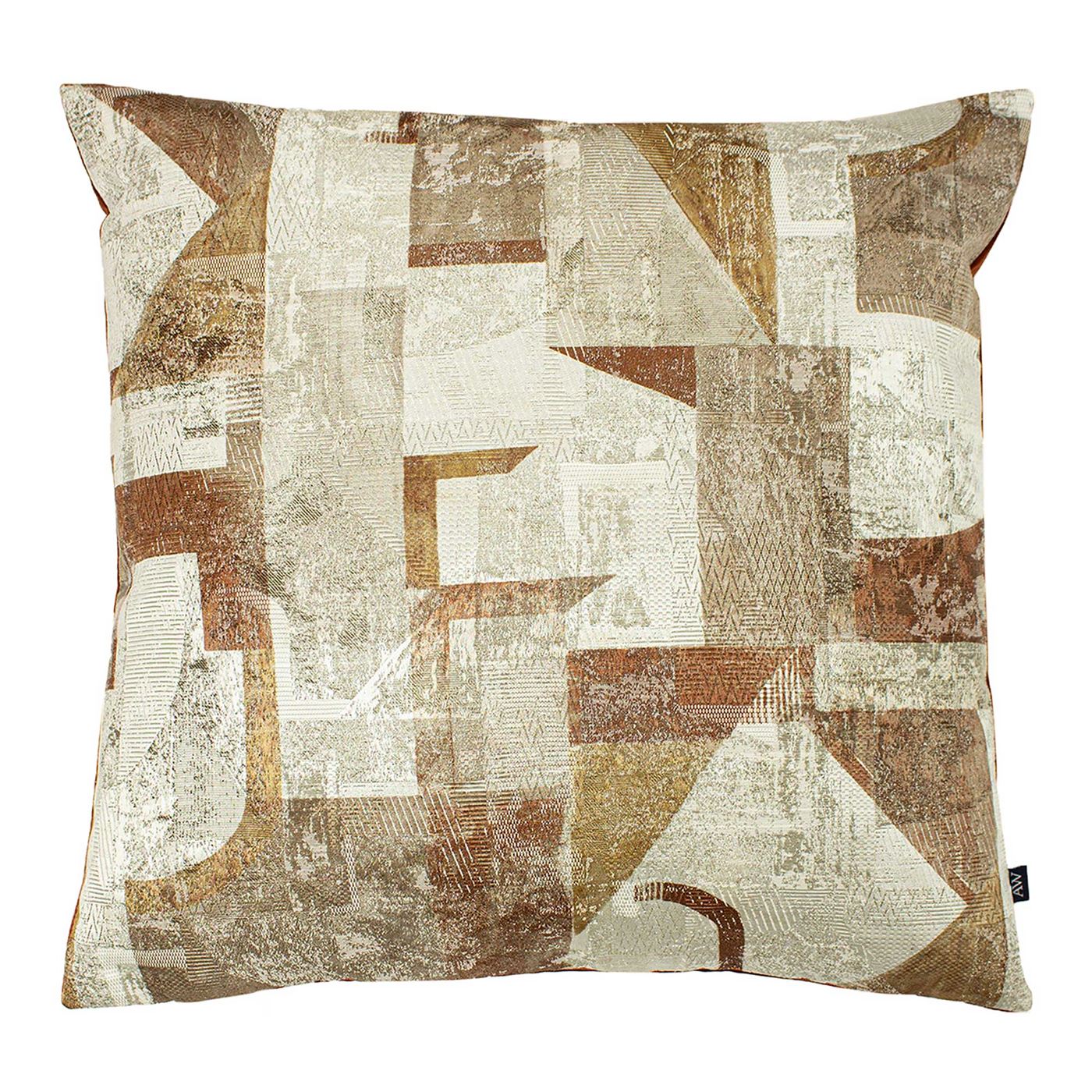 Terracotta Form Cushion, Square, Neutral | Barker & Stonehouse