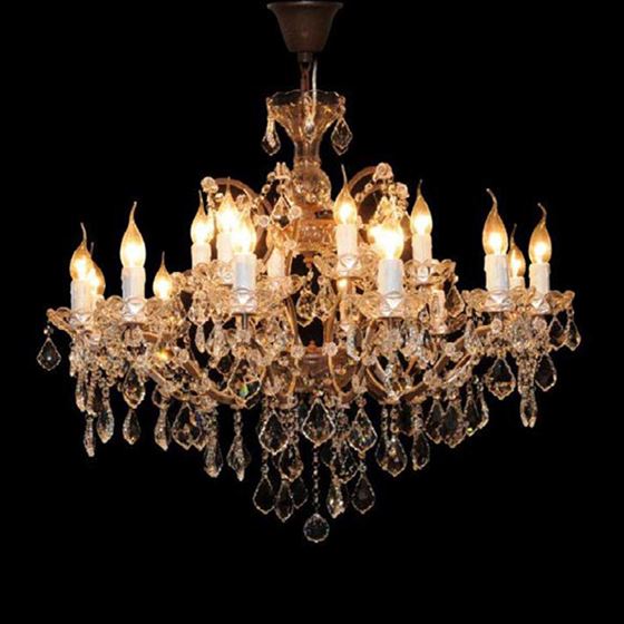 Timothy Oulton Crystal Medium Chandelier, Brown | Barker & Stonehouse