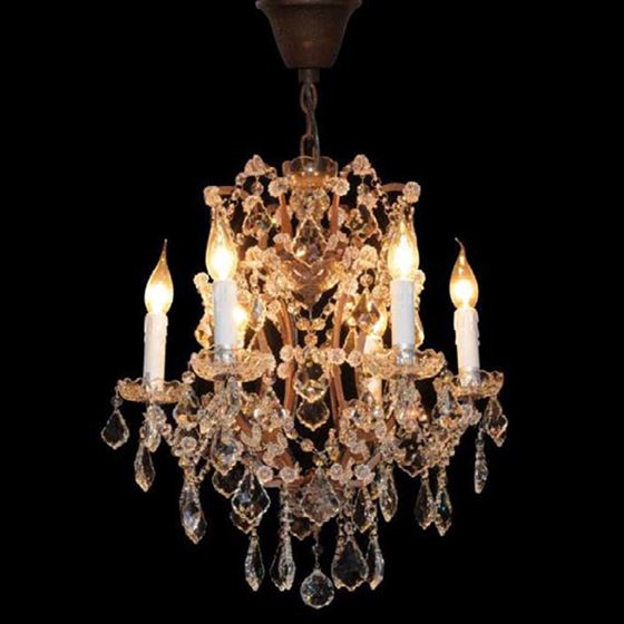 Timothy Oulton Crystal Small Chandelier, Brown | Barker & Stonehouse