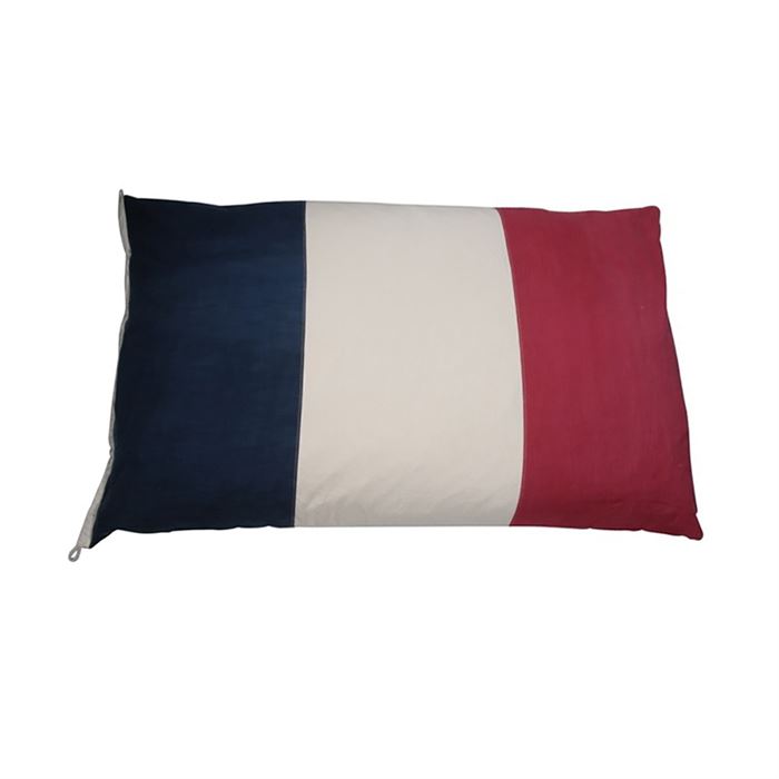 Timothy Oulton Flag Small Cushion, Blue, White and Red Barker