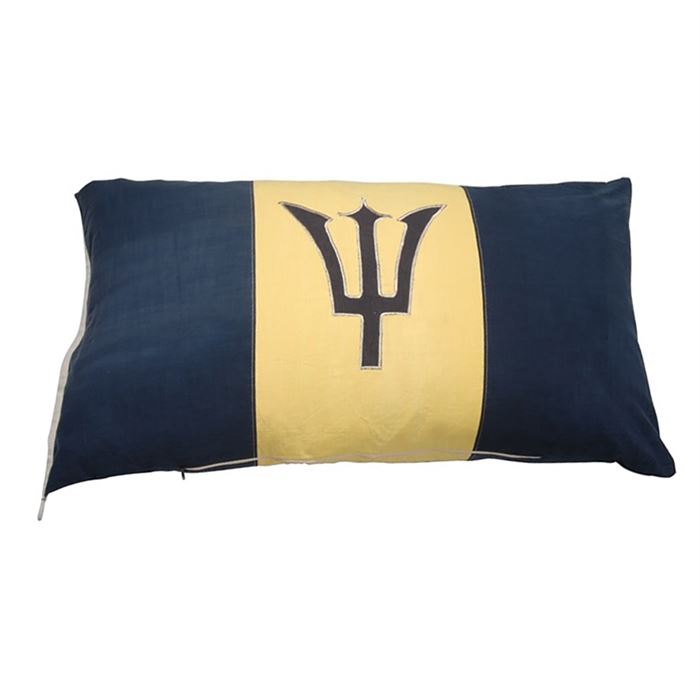 Timothy Oulton Flag Cushion Medium, Square, Navy Fabric | Barker & Stonehouse