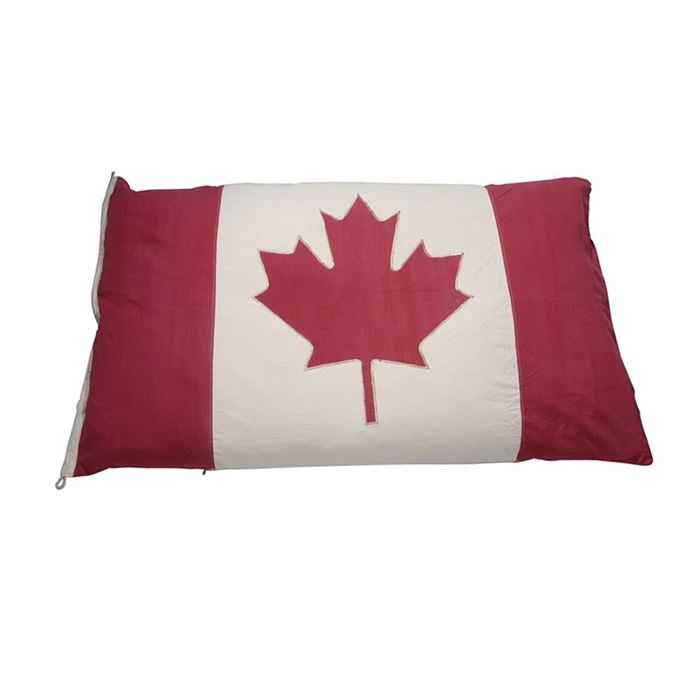 Timothy Oulton Flag Cushion Small, Square, Red Fabric | Barker & Stonehouse