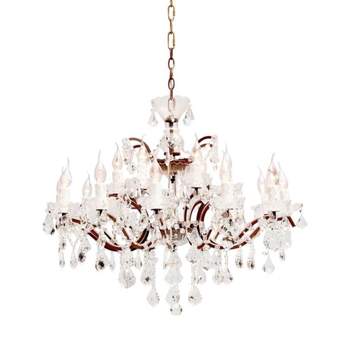 Timothy Oulton Crystal Medium Chandelier, Brown | Barker & Stonehouse