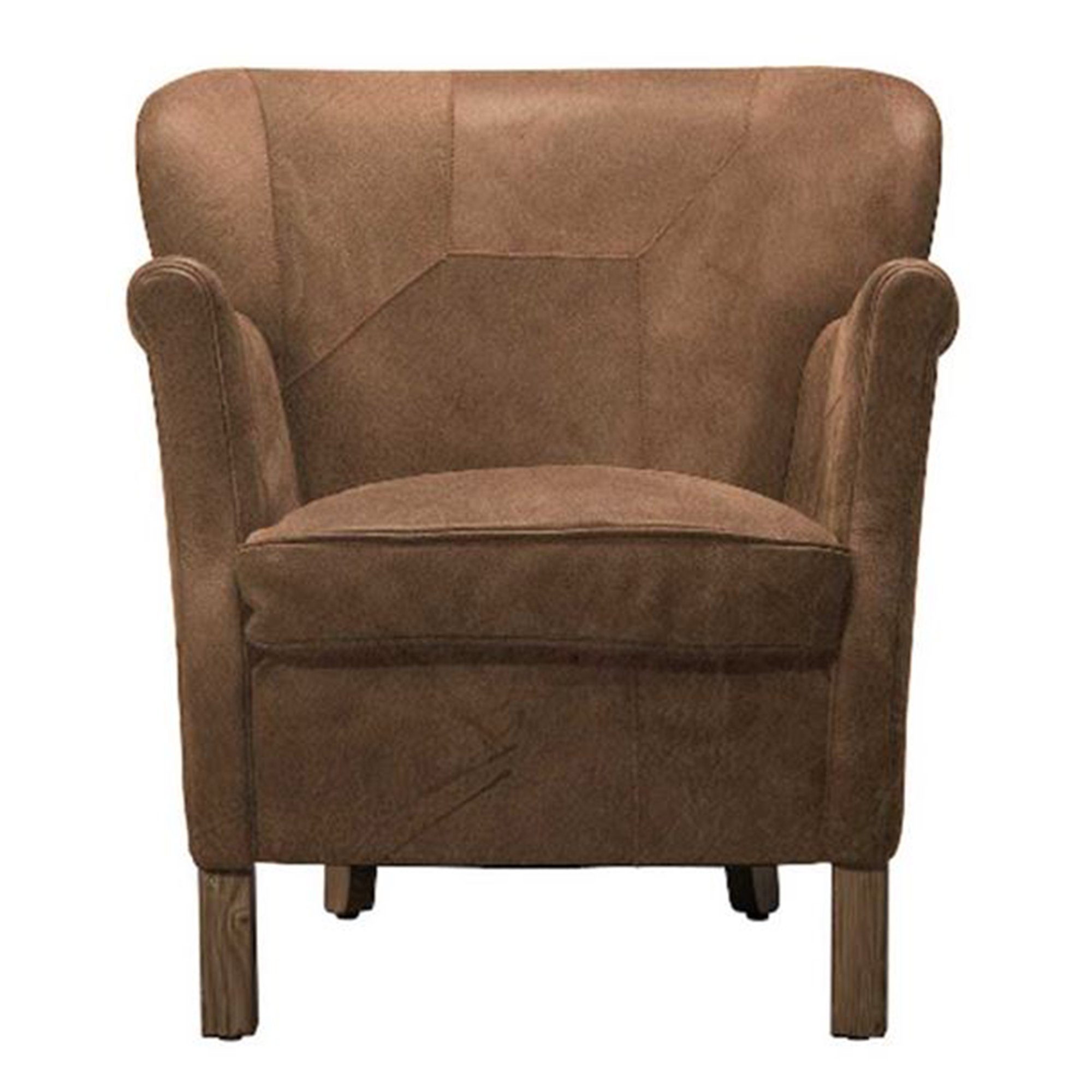 Timothy Oulton Furious Professor Armchair, Brown Leather | Barker & Stonehouse