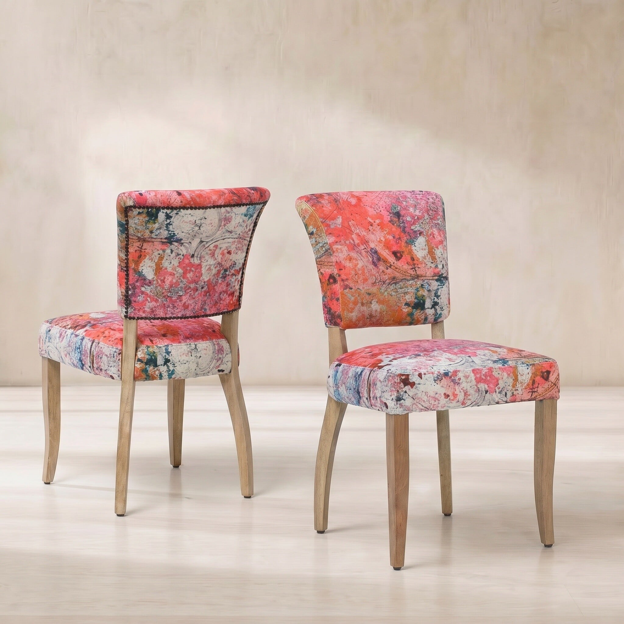 Timothy oulton mimi dining chair in pink velvet