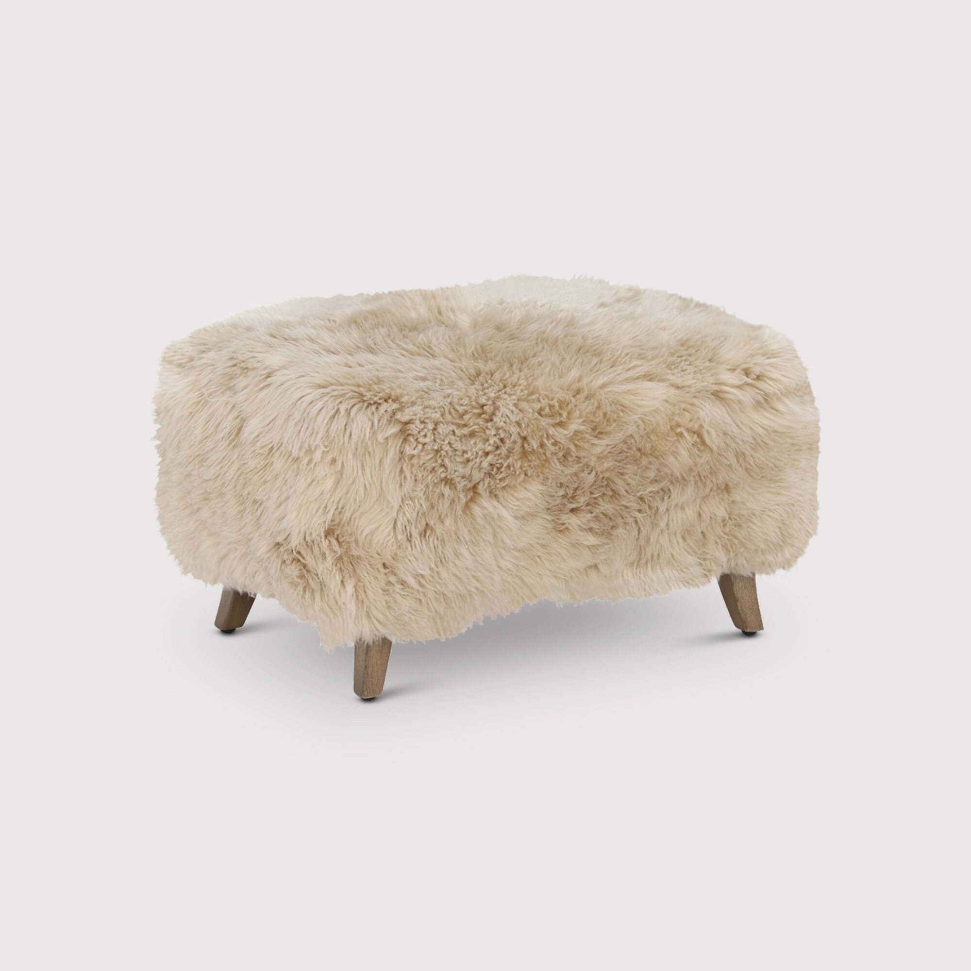 Timothy Oulton Cabana Footstool, Neutral Fabric | Barker & Stonehouse