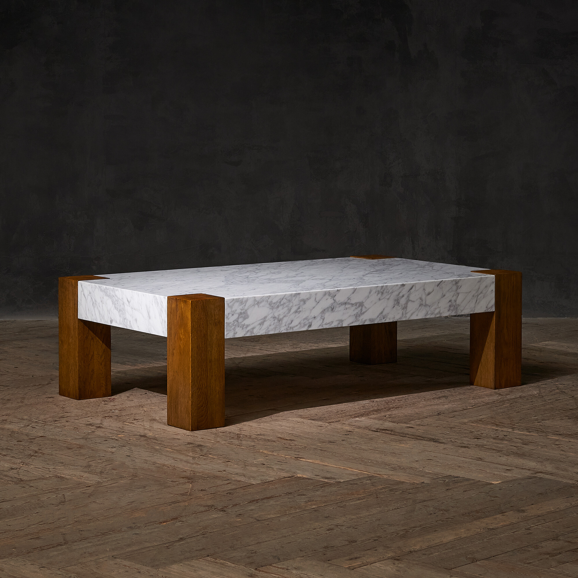Timothy Oulton Junction Marble Top Coffee Table, Marble White Honed ...
