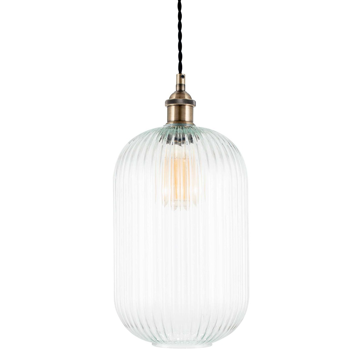 Tall Glass Pendant Light | Barker & Stonehouse