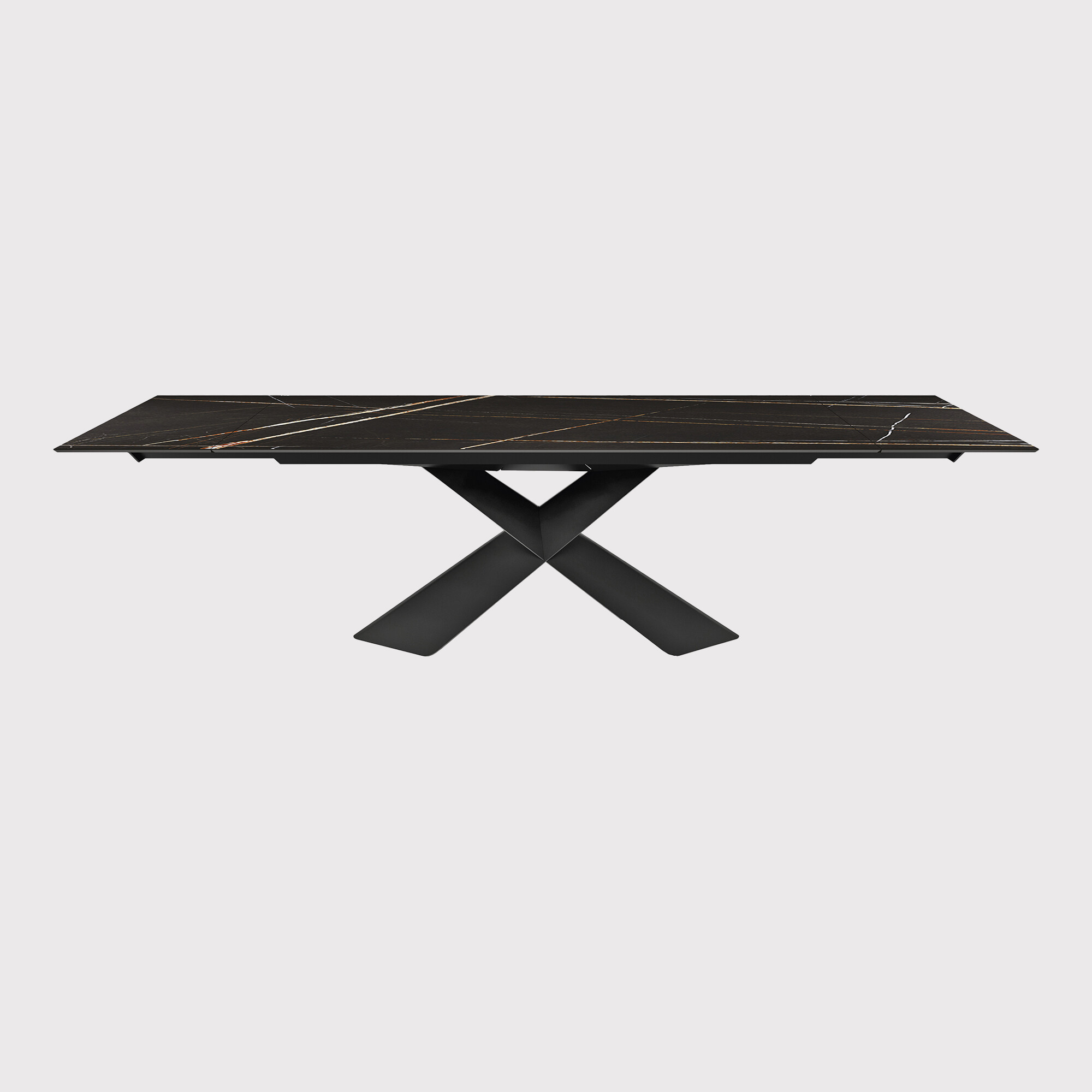 Cattelan Italia Tyron Keramik Drive Extending Table 160-236cm, Black | Barker & Stonehouse